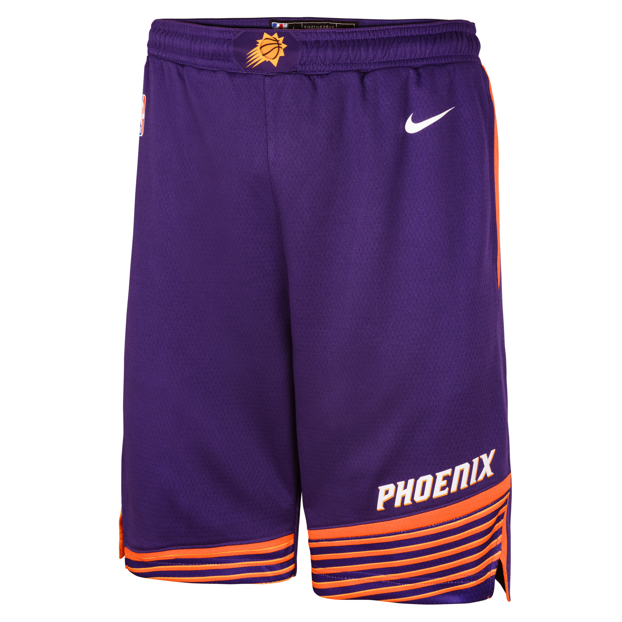 Shop Nike Phoenix Suns Icon Edition Big Kids'  Dri-fit Nba Swingman Shorts In Purple