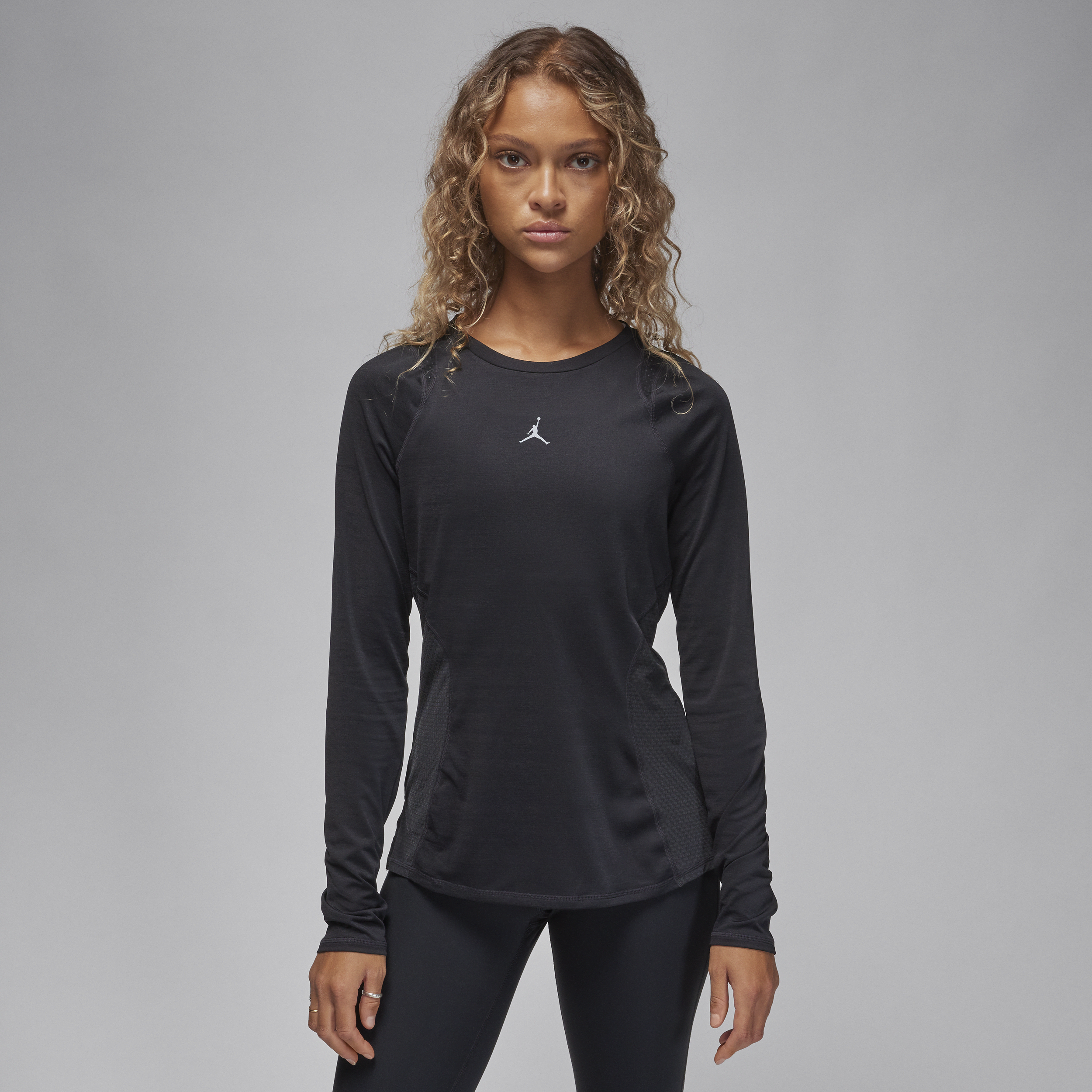 Jordan Women's  Sport Long-sleeve Performance Top In Black