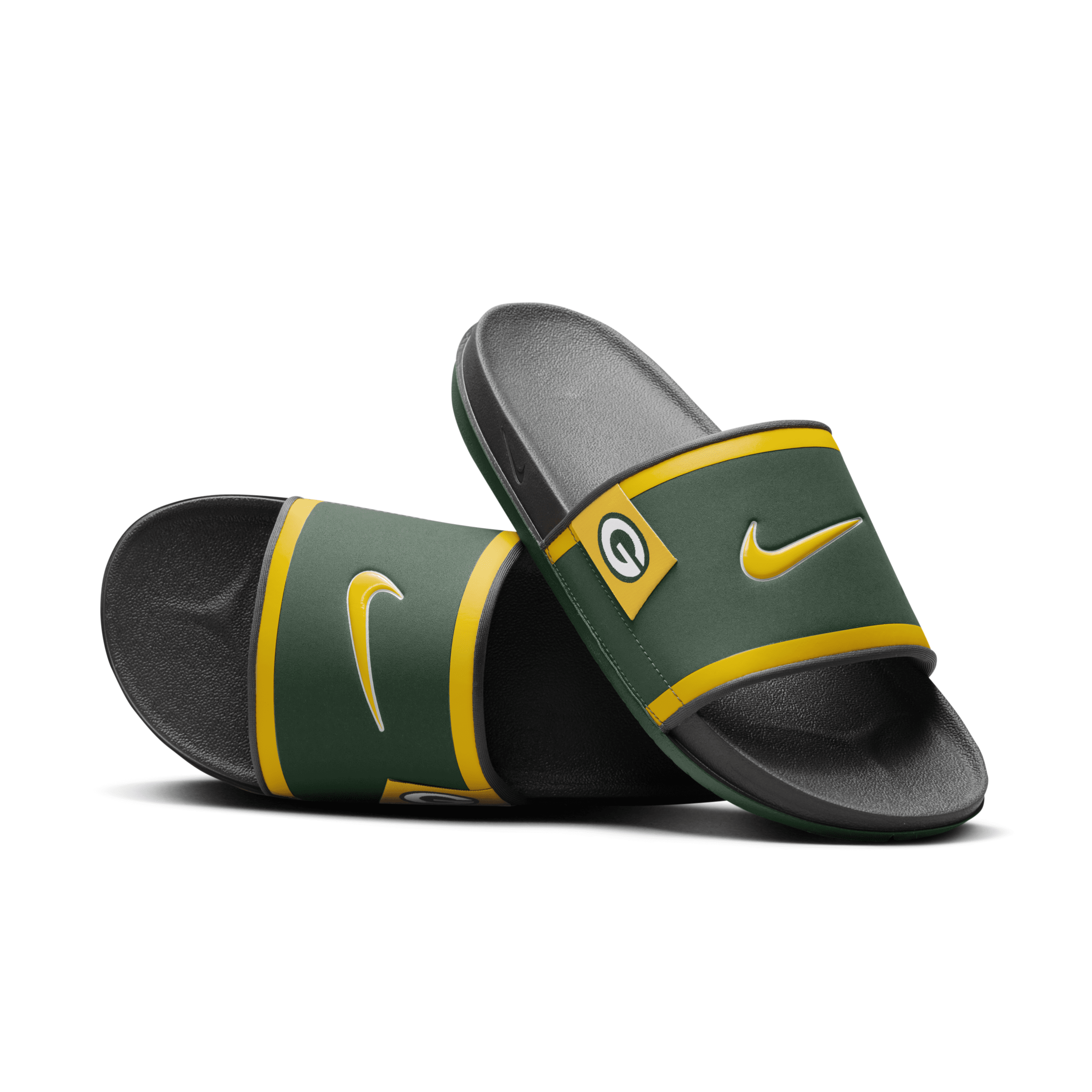 Nike Men's Offcourt (green Bay Packers) Offcourt Slides