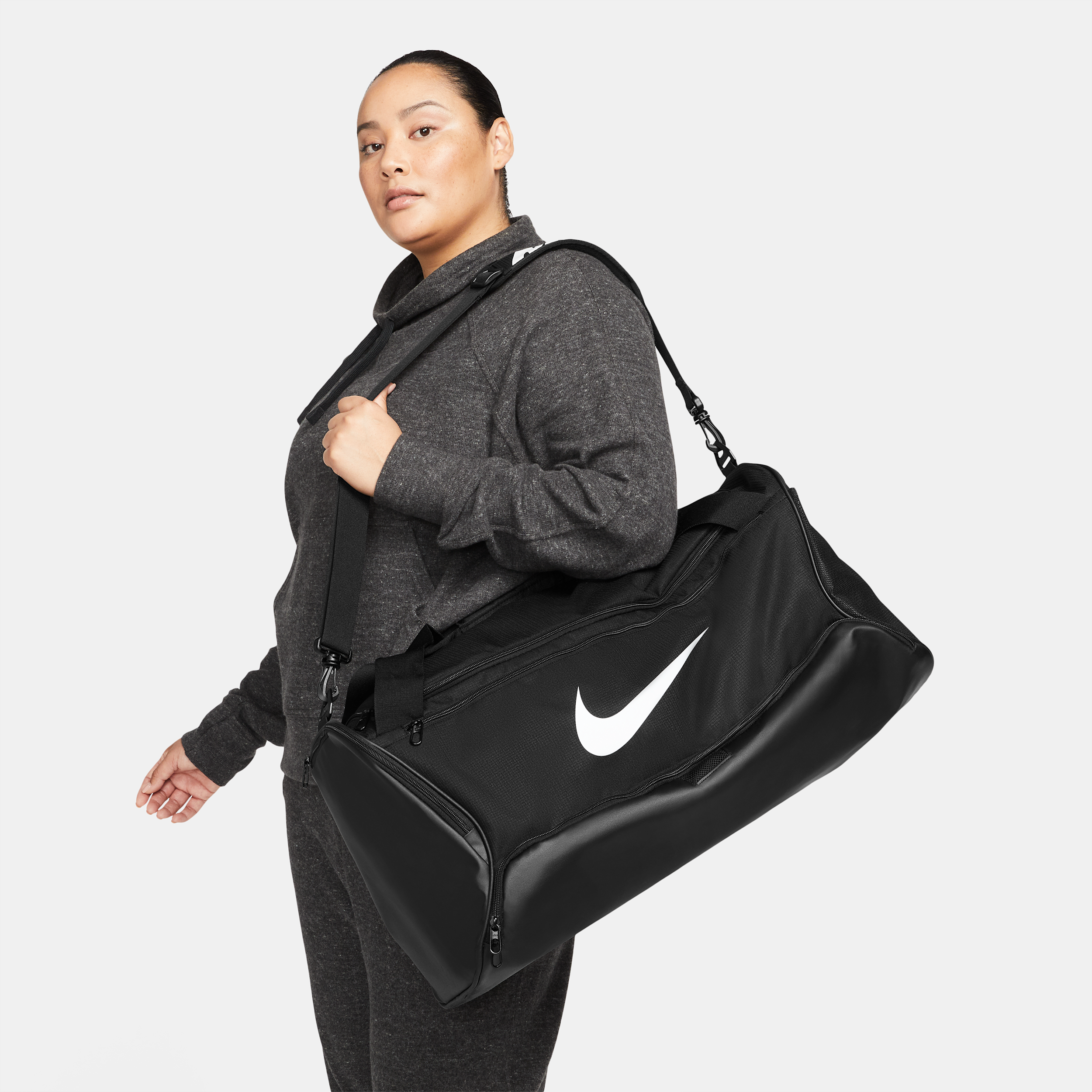 Nike Unisex Brasilia 9.5 Training Duffel Bag (Medium, 60L) in Black | DH7710-010
