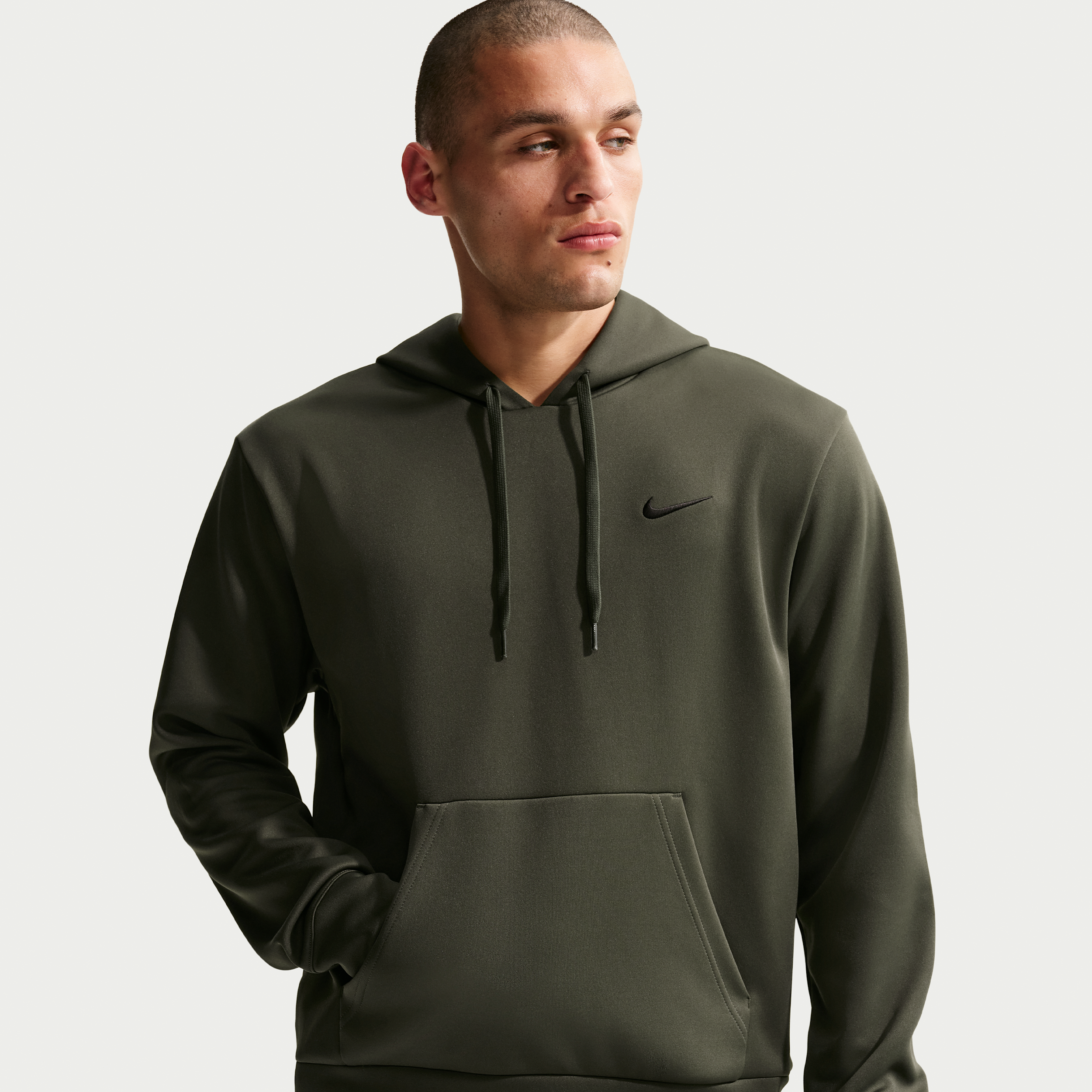 Nike Men's Flex Dri-FIT UV Protection Pullover Hoodie in Green | IF2985-355