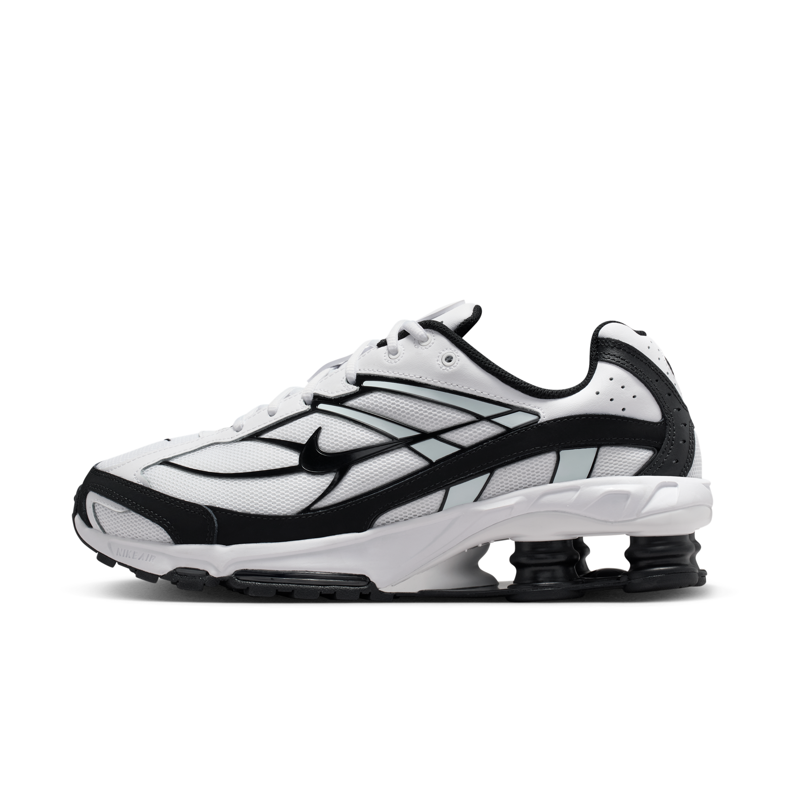Nike Men's Shox Ride 2 Casual Shoes in White/Black Size: 13.0