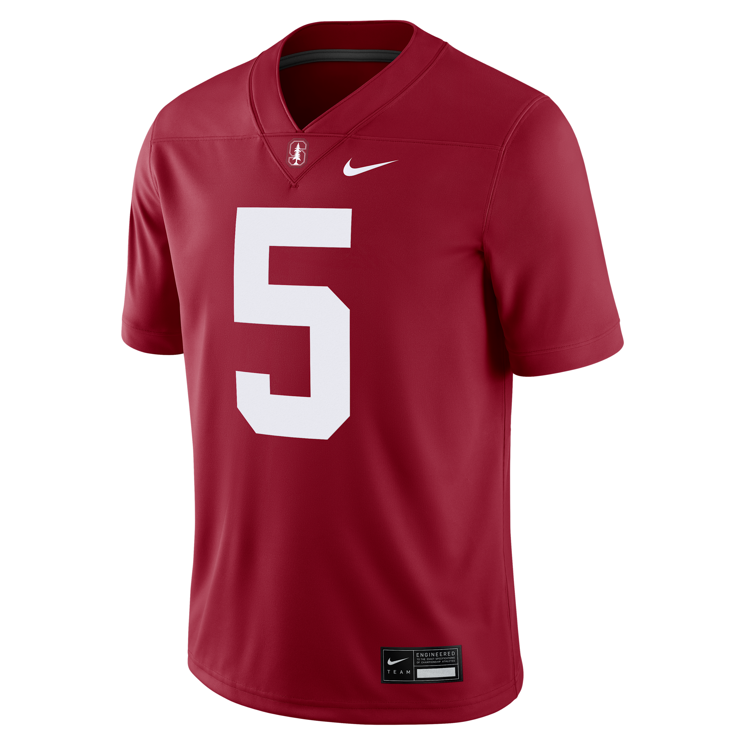 Christian McCaffrey Stanford Menâs Nike Men's Dri-FIT College Game Jersey in Red | NC2F08BDCPM-14V