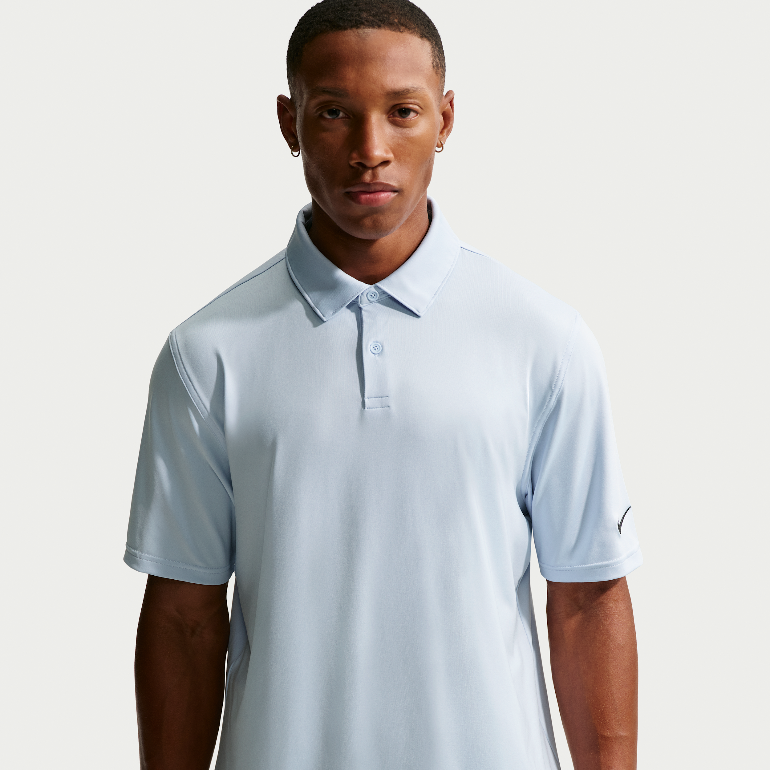 Nike Men's Velocity Dri-FIT Solid Short Sleeve Golf Polo, 3XL, Hydrogen Blue/Black
