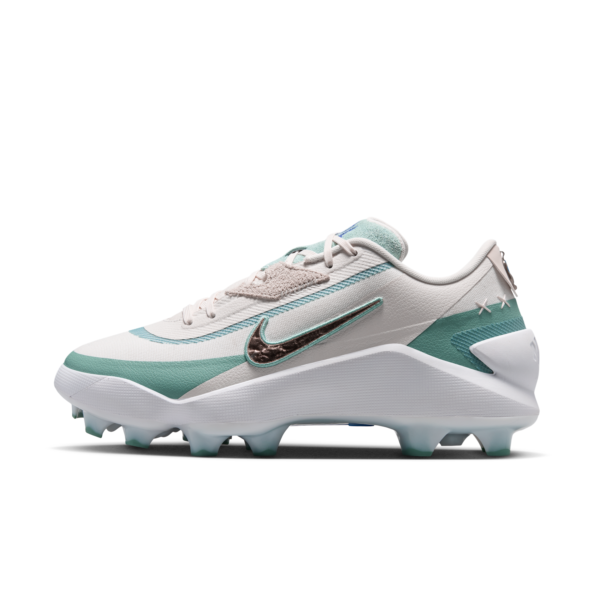 Nike Men's Diamond Showcase All Star Game MCS Baseball Cleats, Size 16, Sail/Blur Cannon/Orewood Brown