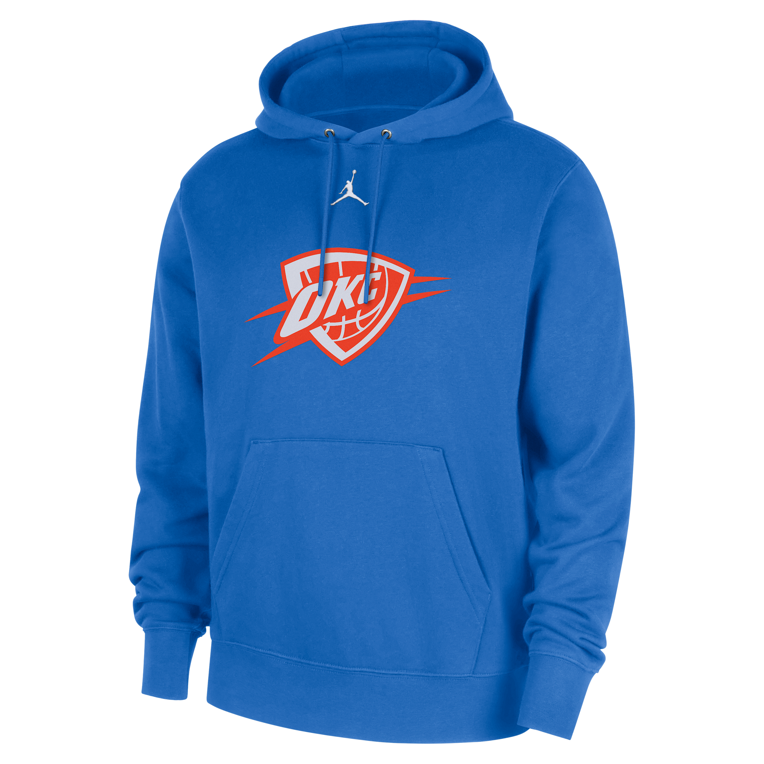 Men's Jordan Brand Blue Oklahoma City Thunder Statement Edition Club Fleece Hoodie