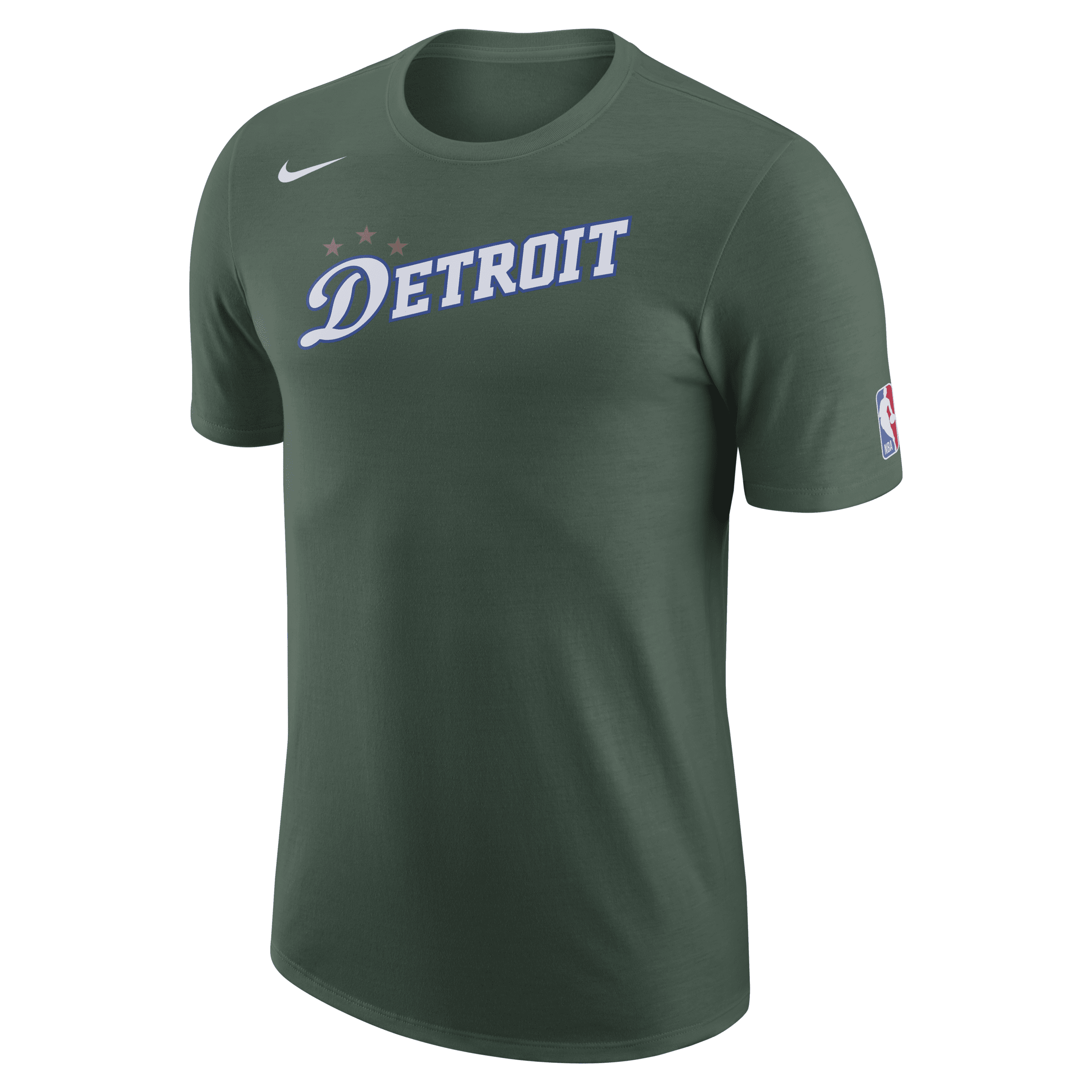 Nike DRI-FIT Shirt Detroit Pistons Mens 3XLT white Short Sleeve