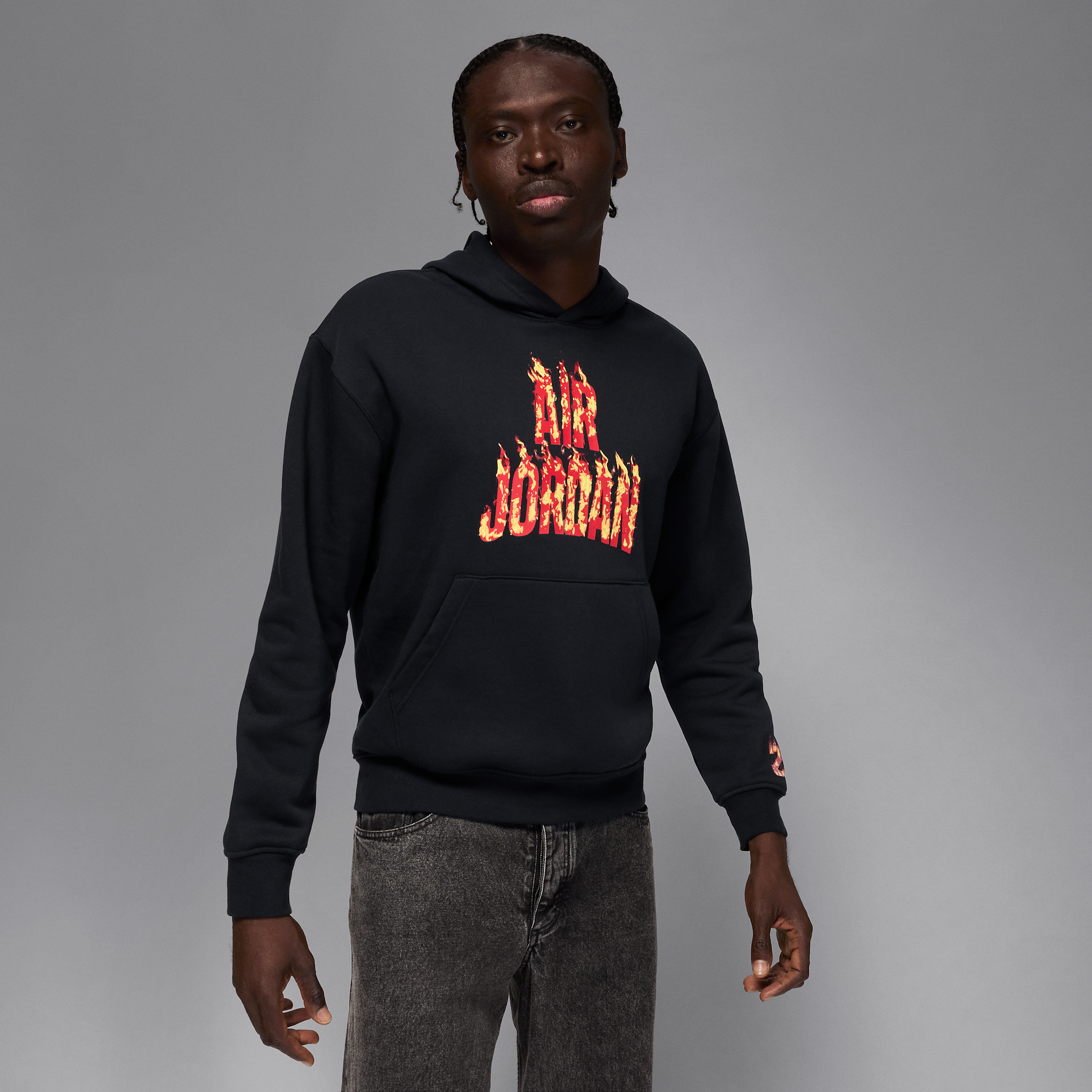 Jordan Men's  Aj5 Fleece Pullover Hoodie In Black