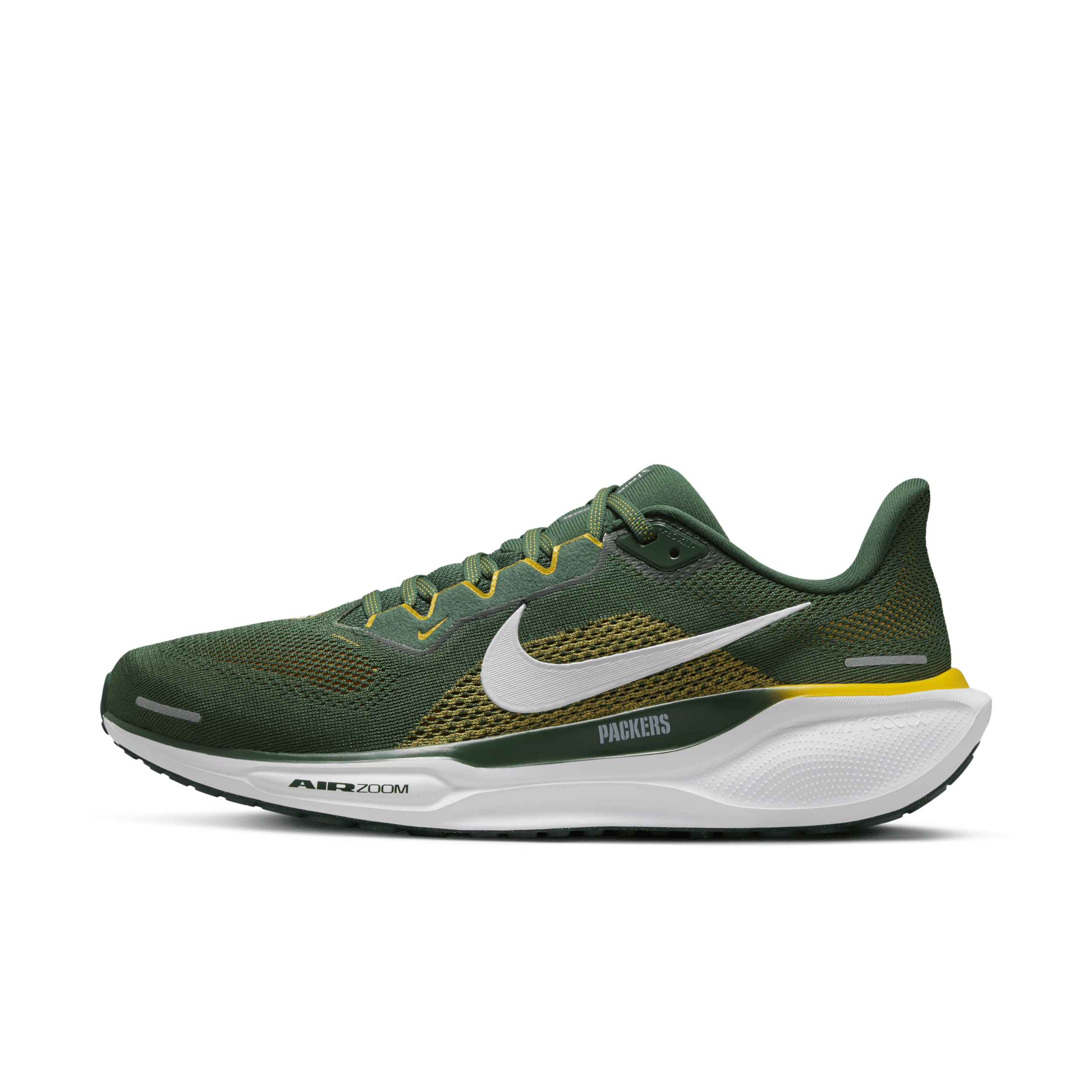 Nike Men's Pegasus 41 Nfl Green Bay Packers Road Running Shoes