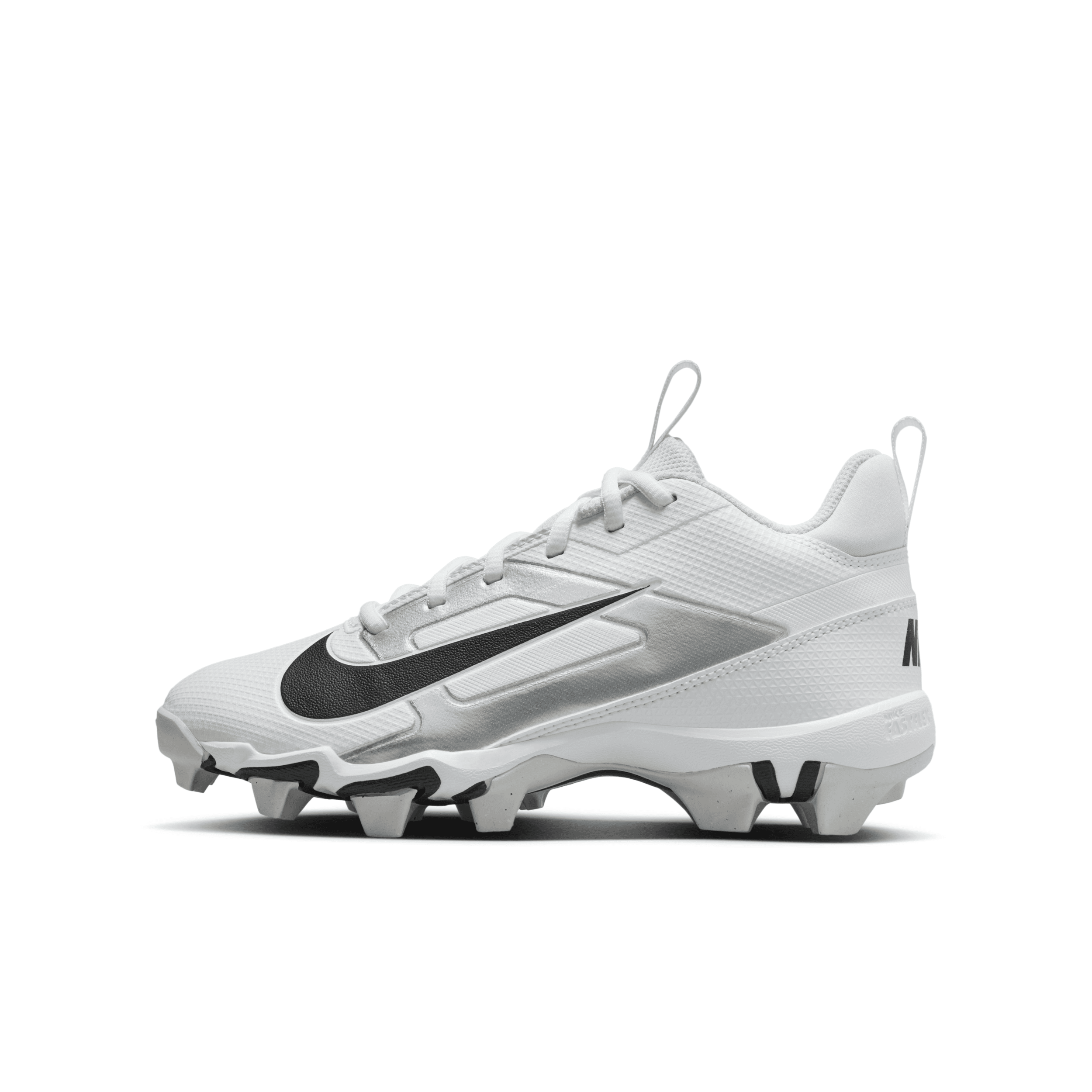 Nike Alpha Menace 4 Shark Big Kids' Football Cleats In White