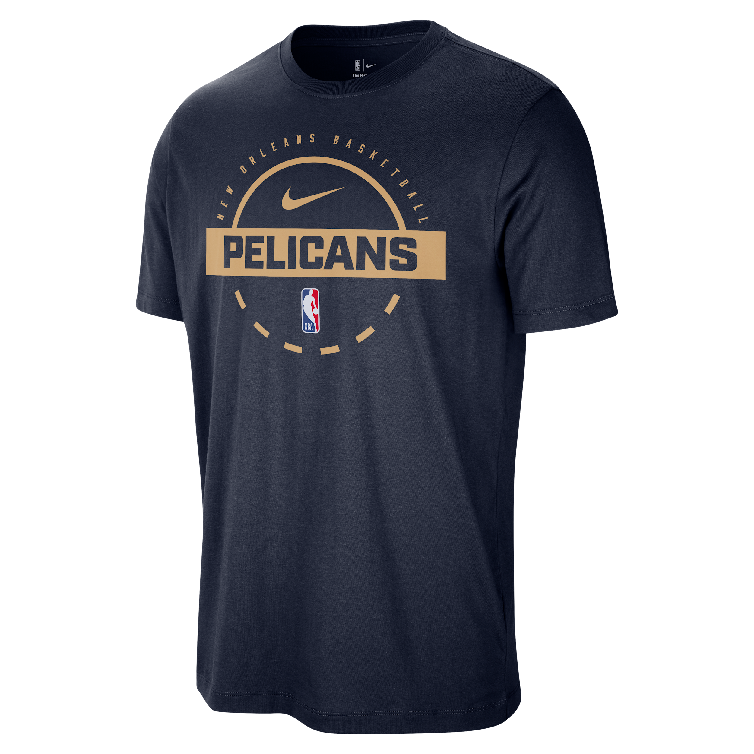 Nike New Orleans Pelicans  Men's Nba Practice T-shirt In Black