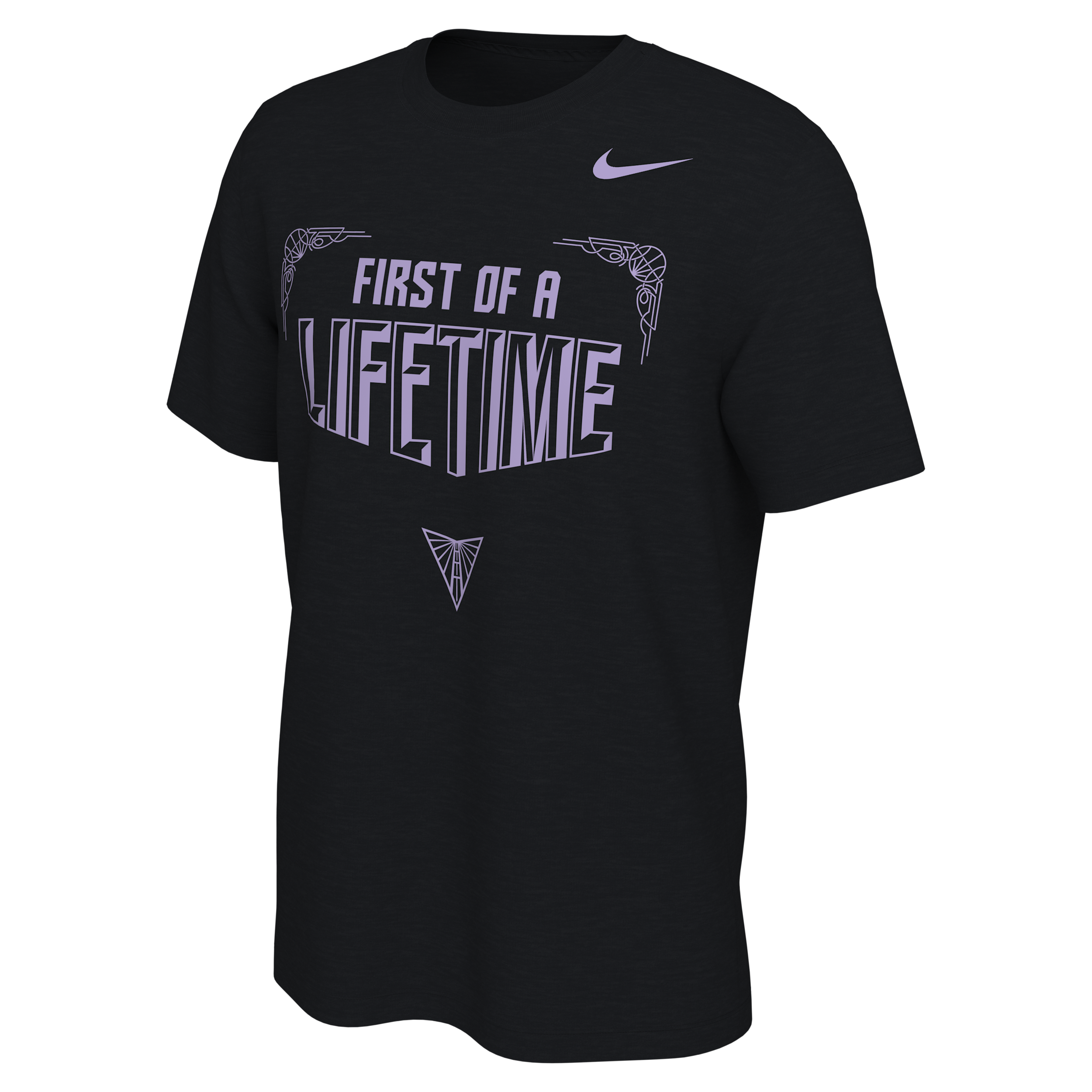 Nike Men's and Women's Eclipse Black Golden State Valkyries 2025 Inaugural Season First of a Lifetime Schedule T-Shirt - Eclipse Black