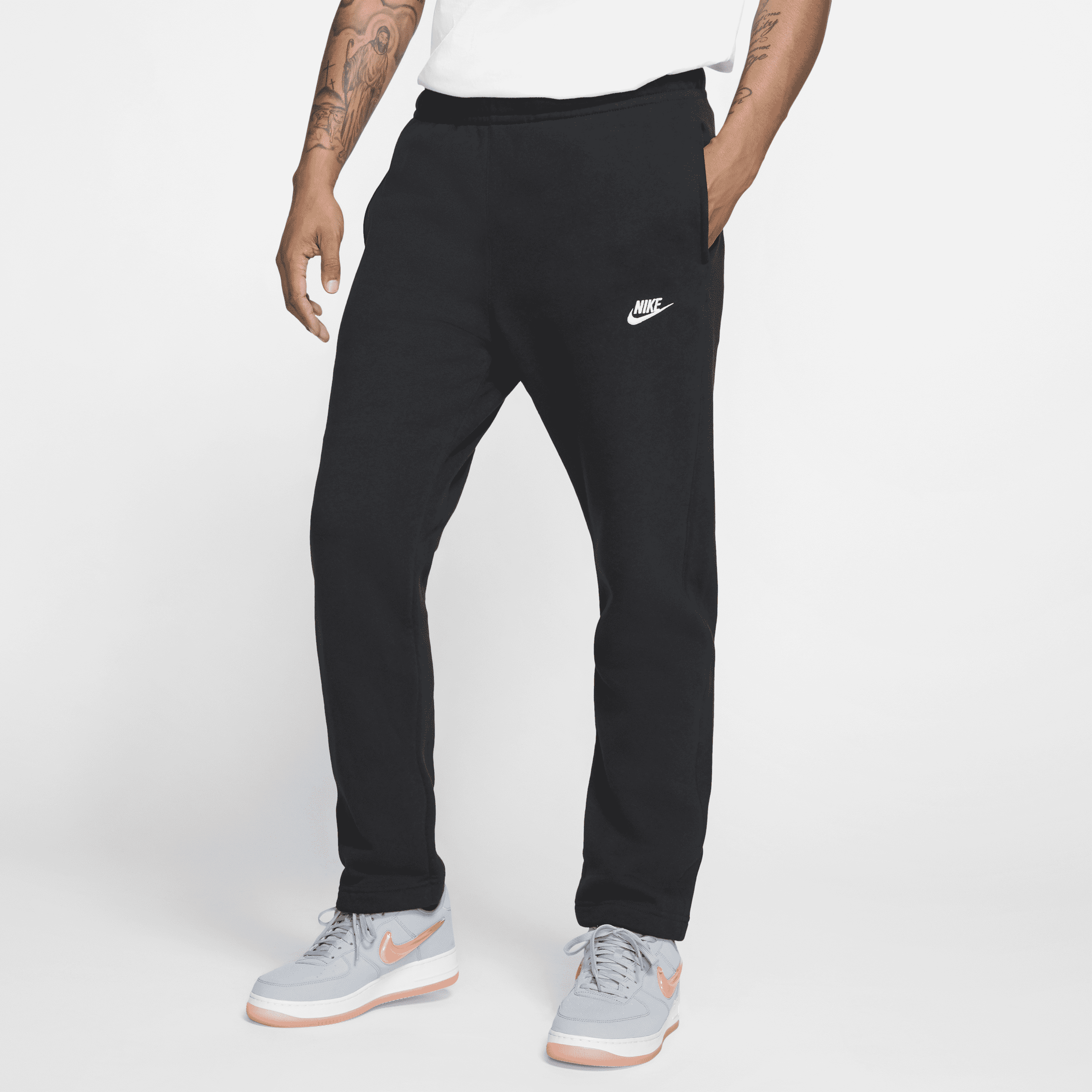 Men's Nike Sportswear Club Fleece Pants in Black, Size: Large | BV2707-010