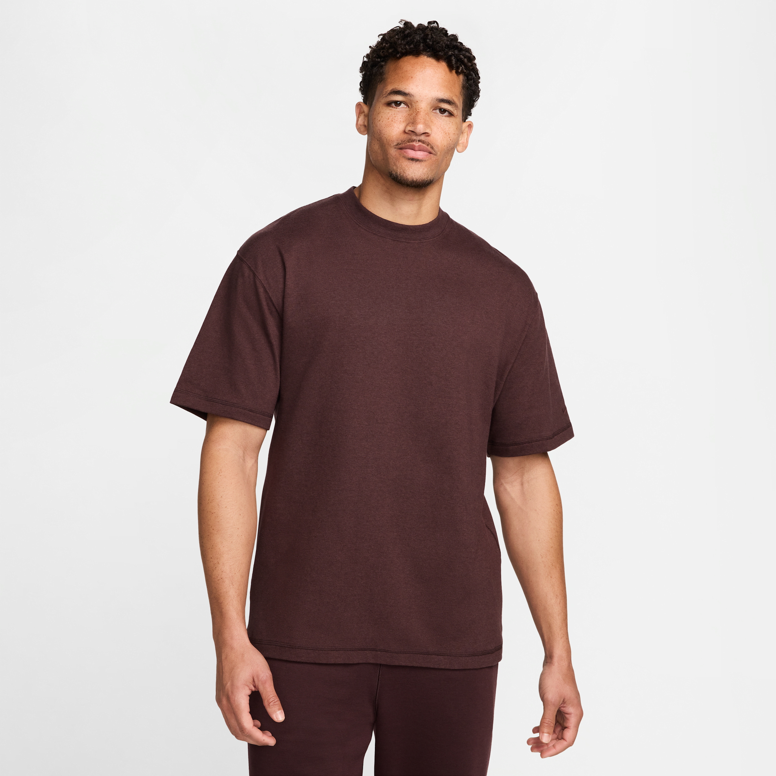 Nike Unisex Wool Classics Short-sleeve T-shirt In Brown