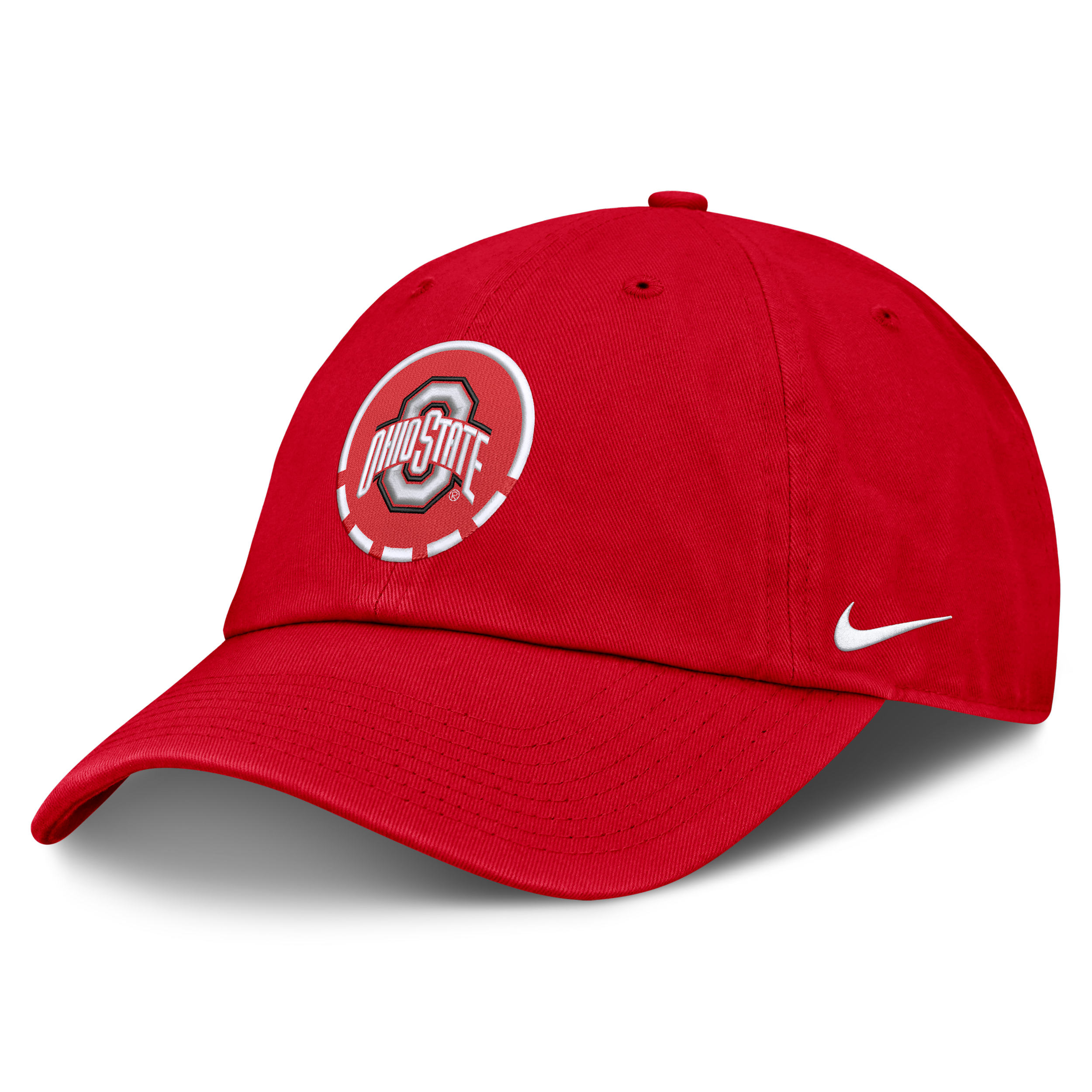 Ohio State Natural Club Nike Men's College Adjustable Hat in Red | NC0165NOH-YW8