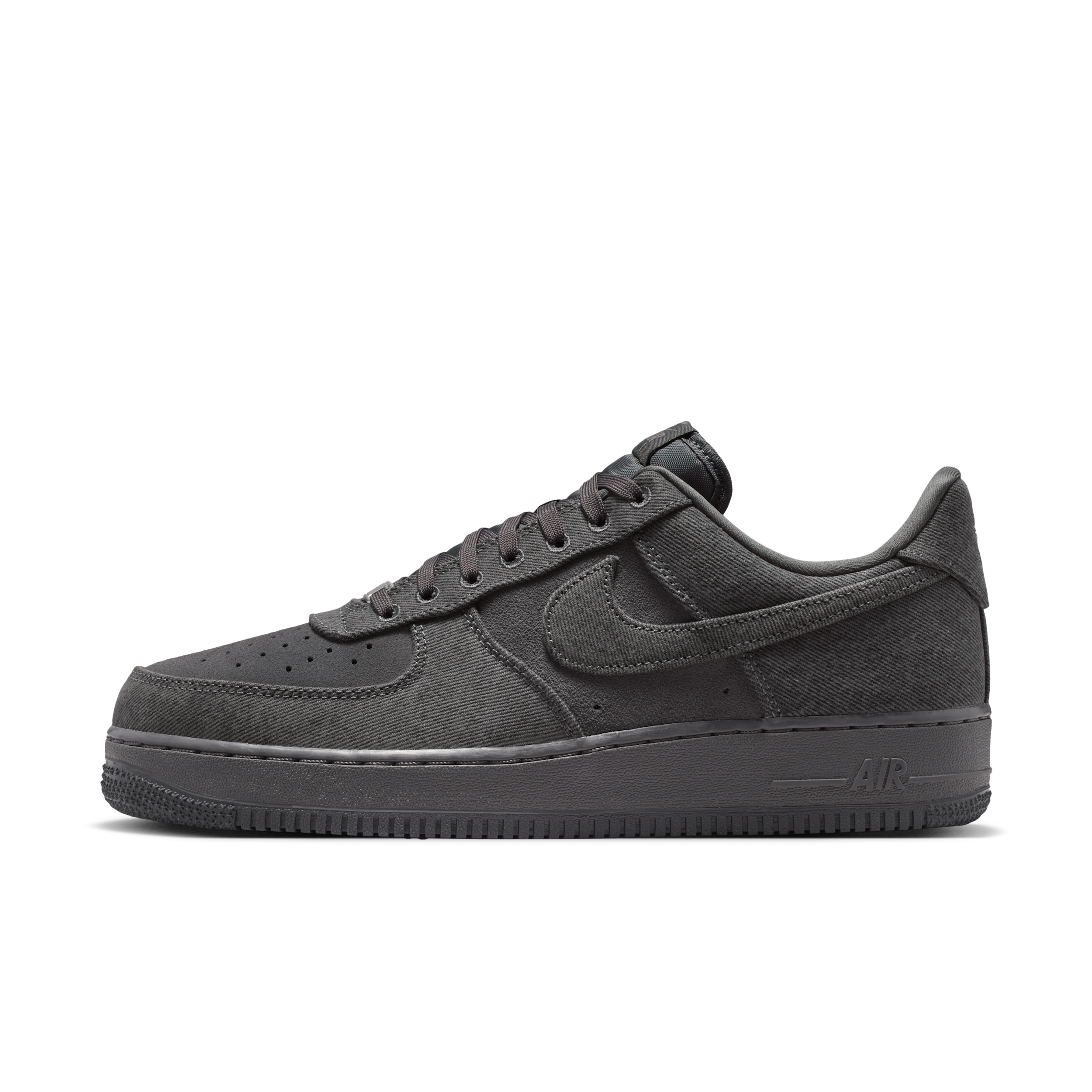 Nike Men's Air Force 1 '07 LV8 "Denim" Shoes in Grey | IR0951-003