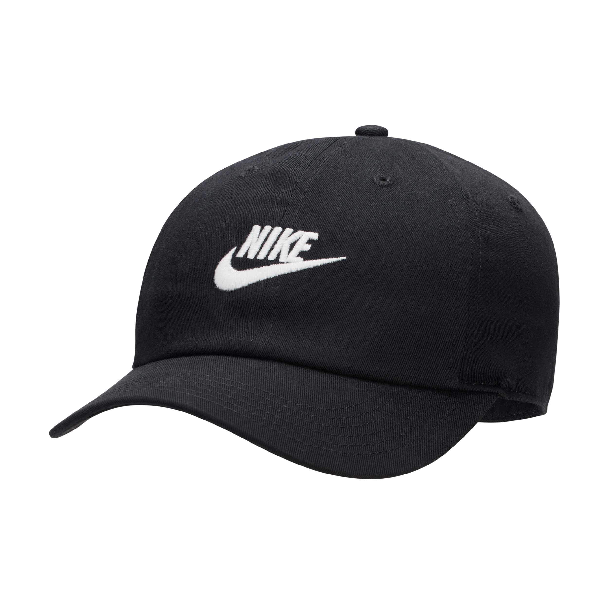 Nike Club Kids' Unstructured Futura Wash Cap in Black, Size: One Size | FB5063-010