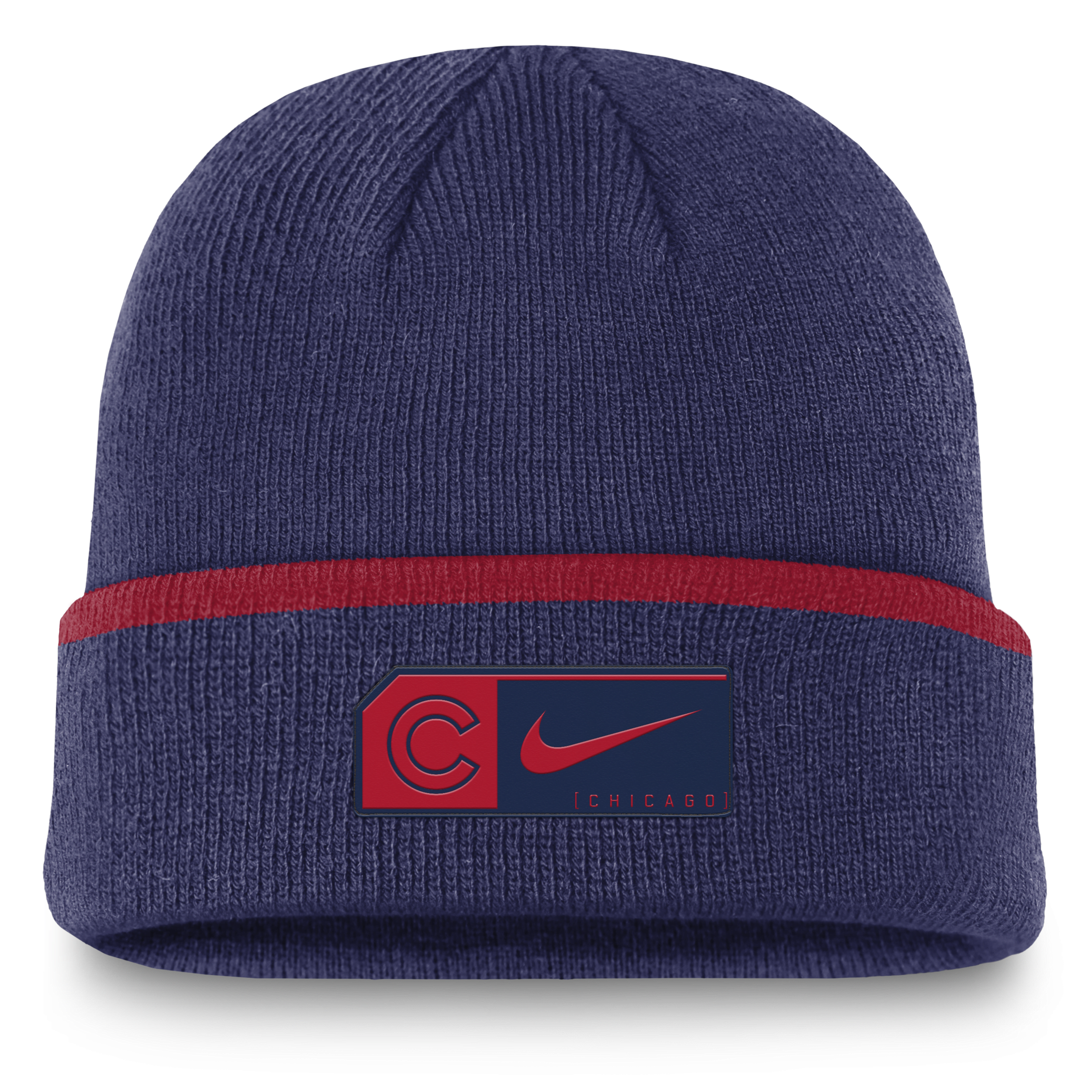 Nike Chicago Cubs Terra Men's Mlb Cuffed Beanie In Blue