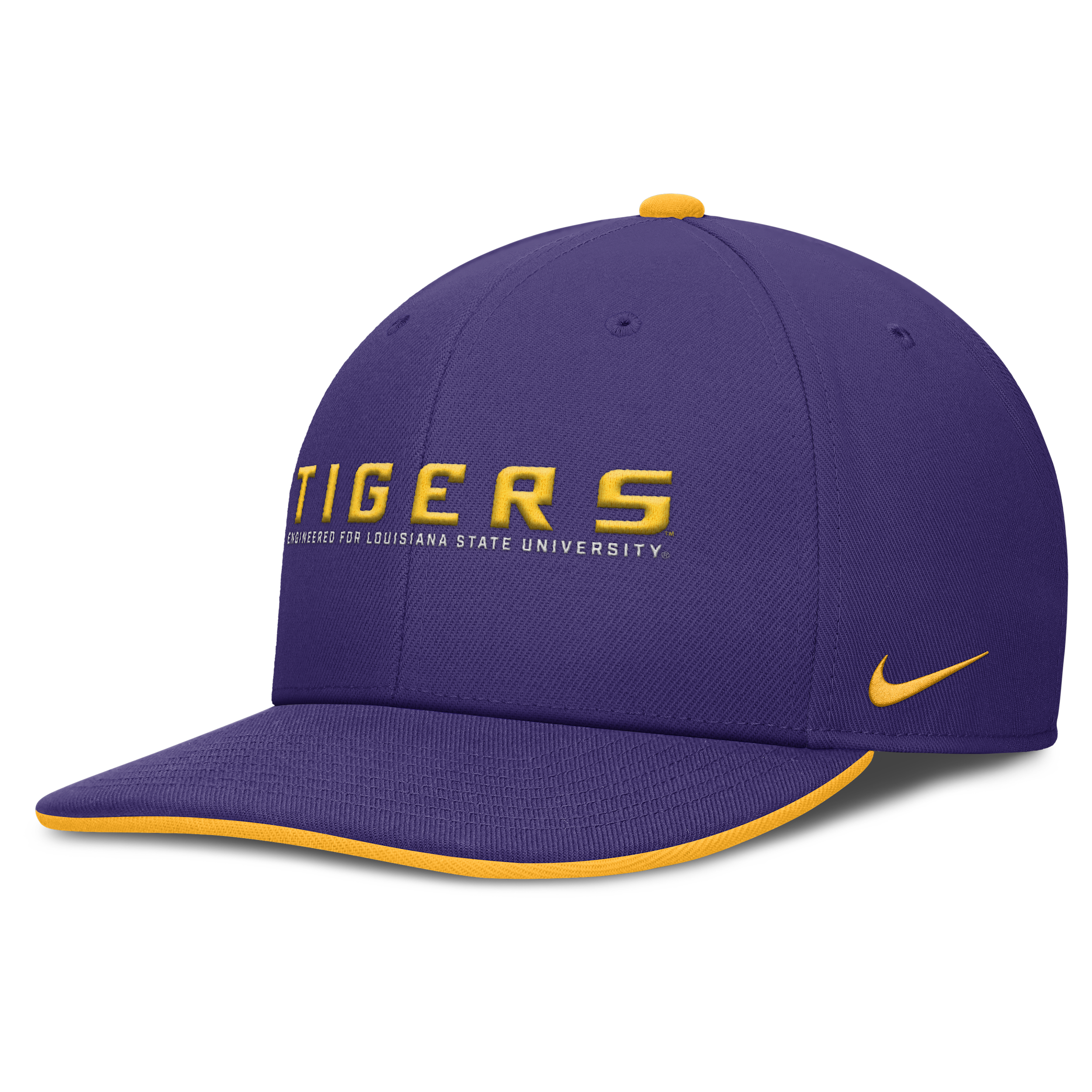 Nike Men's Purple Lsu Tigers 2025 On-field Pro Performance Adjustable Hat In Purple