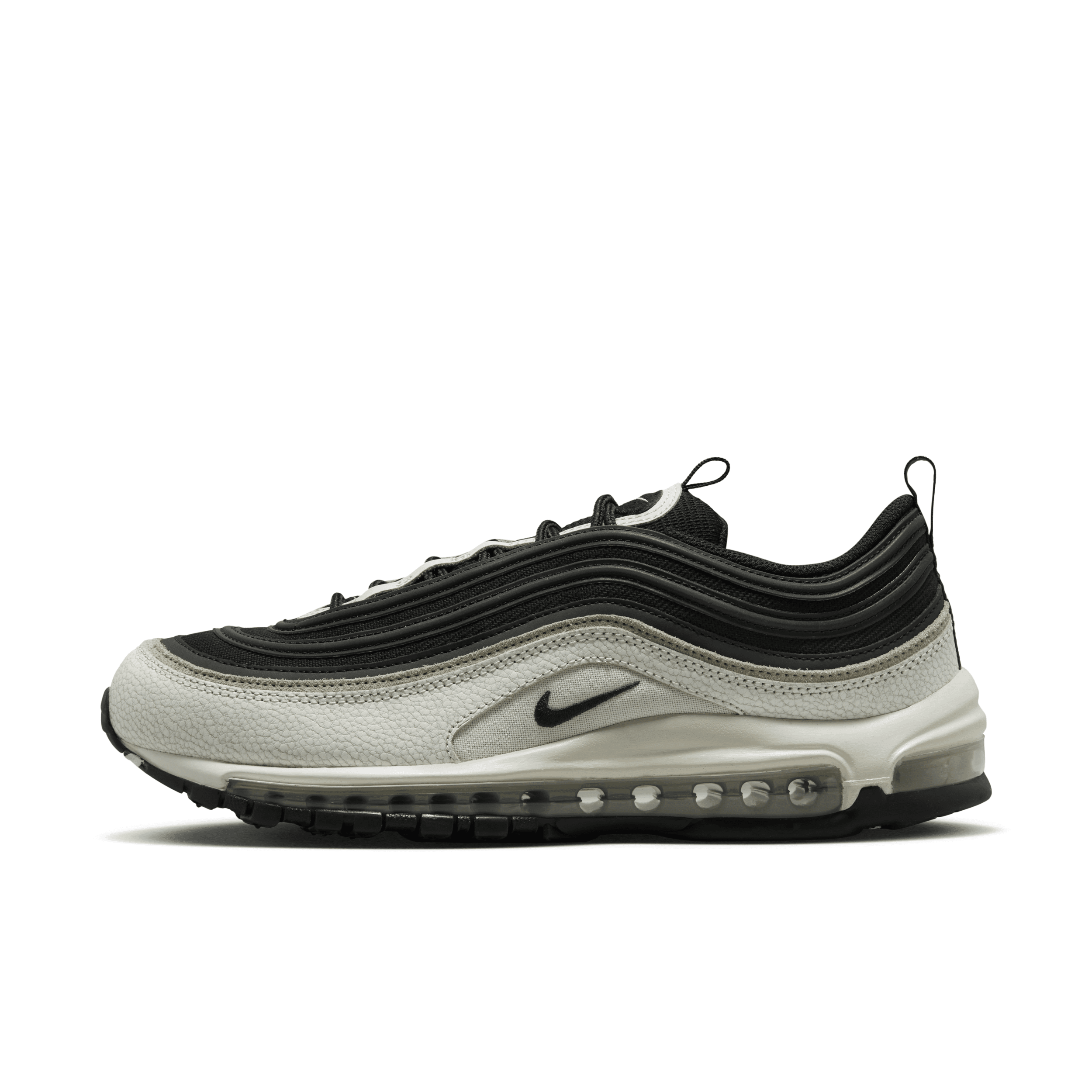 Nike Air Max 97 Suede-trim Sneaker In Grey