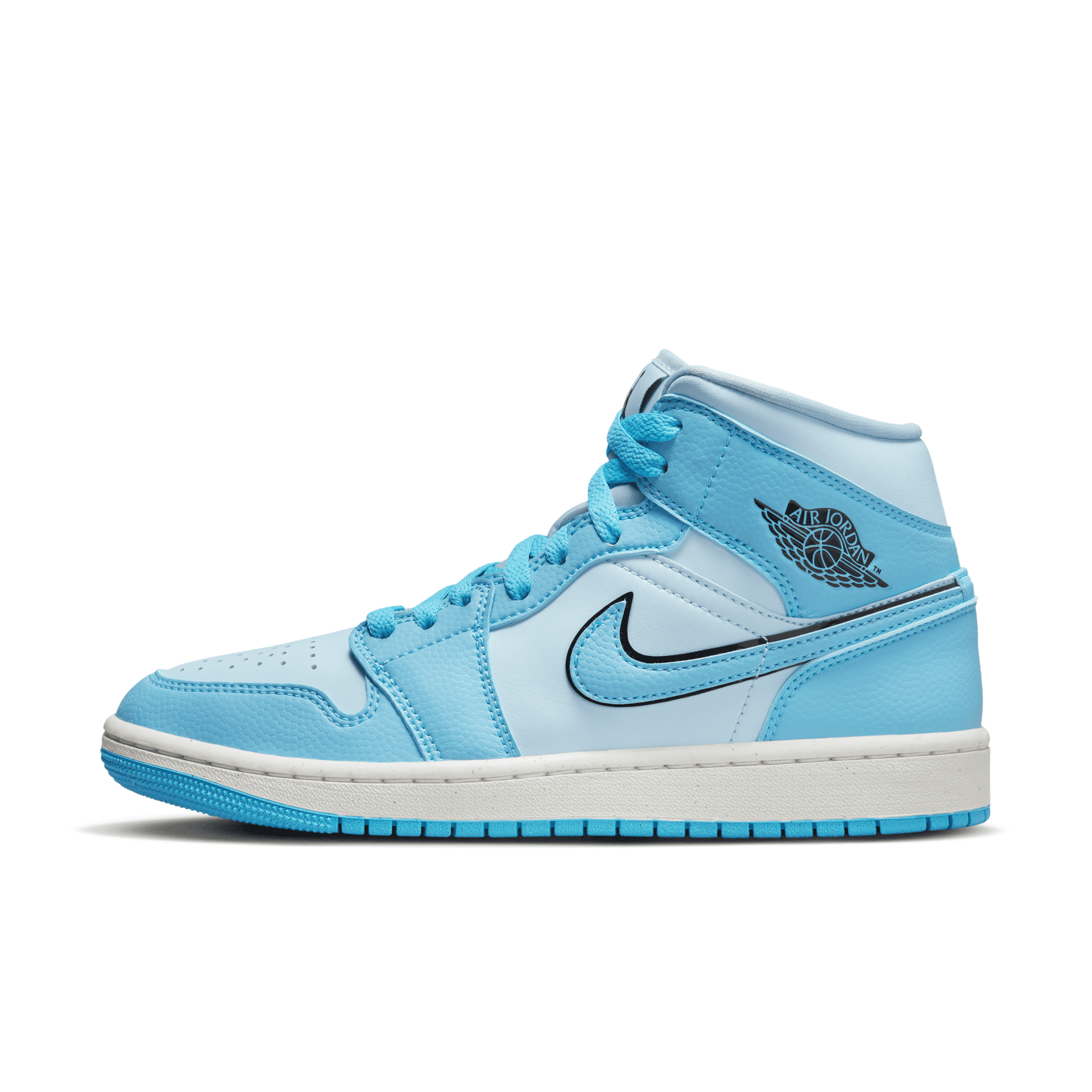Jordan Air  1 Mid Se Basketball Sneaker In Blue