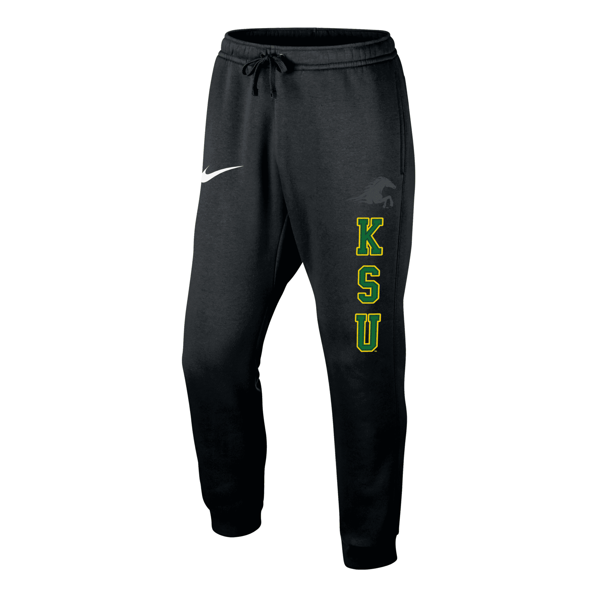 Nike Men's College Club Fleece (kentucky State) Jogger Pants In Black