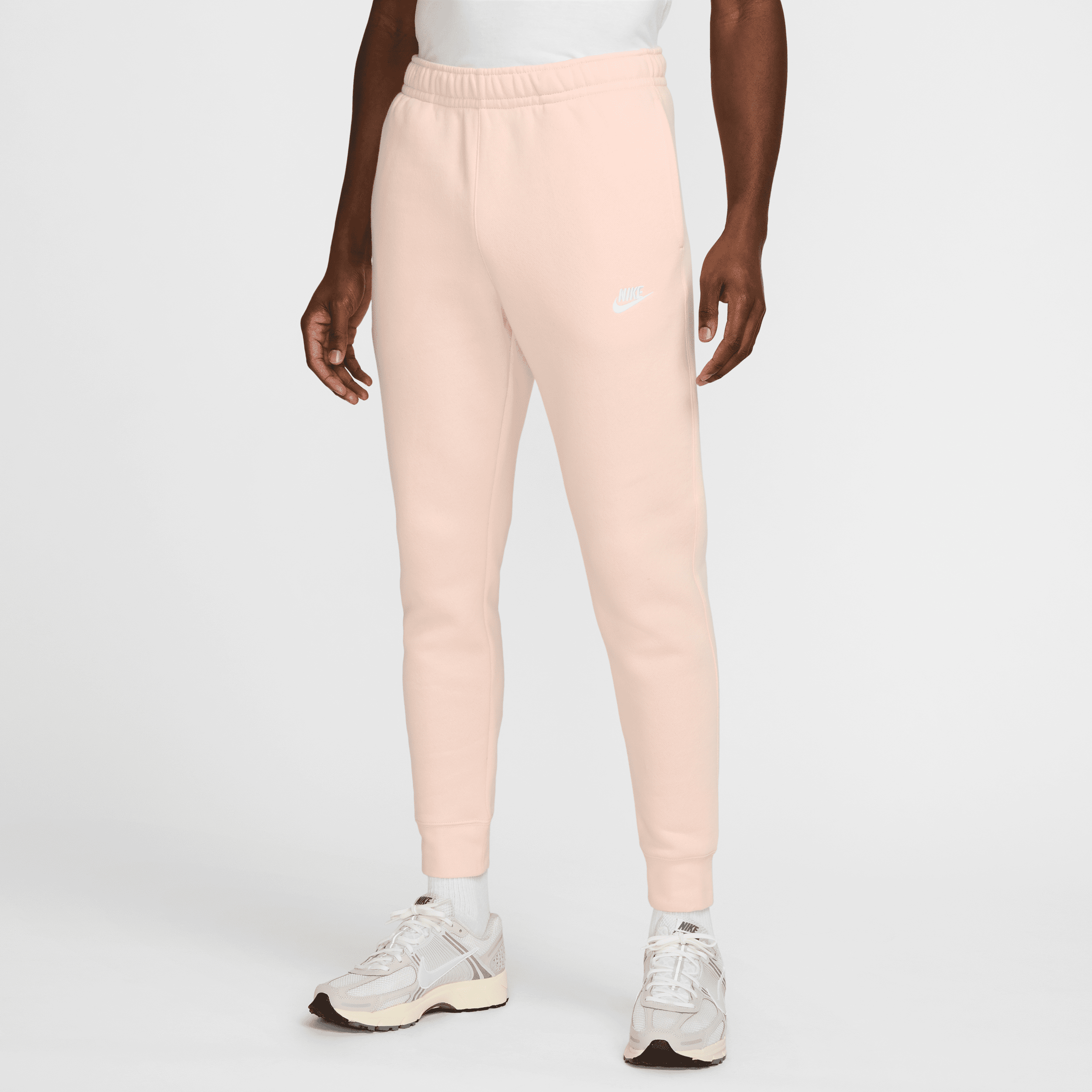 Nike Men's Sportswear Club Fleece Jogger Pants In Pink