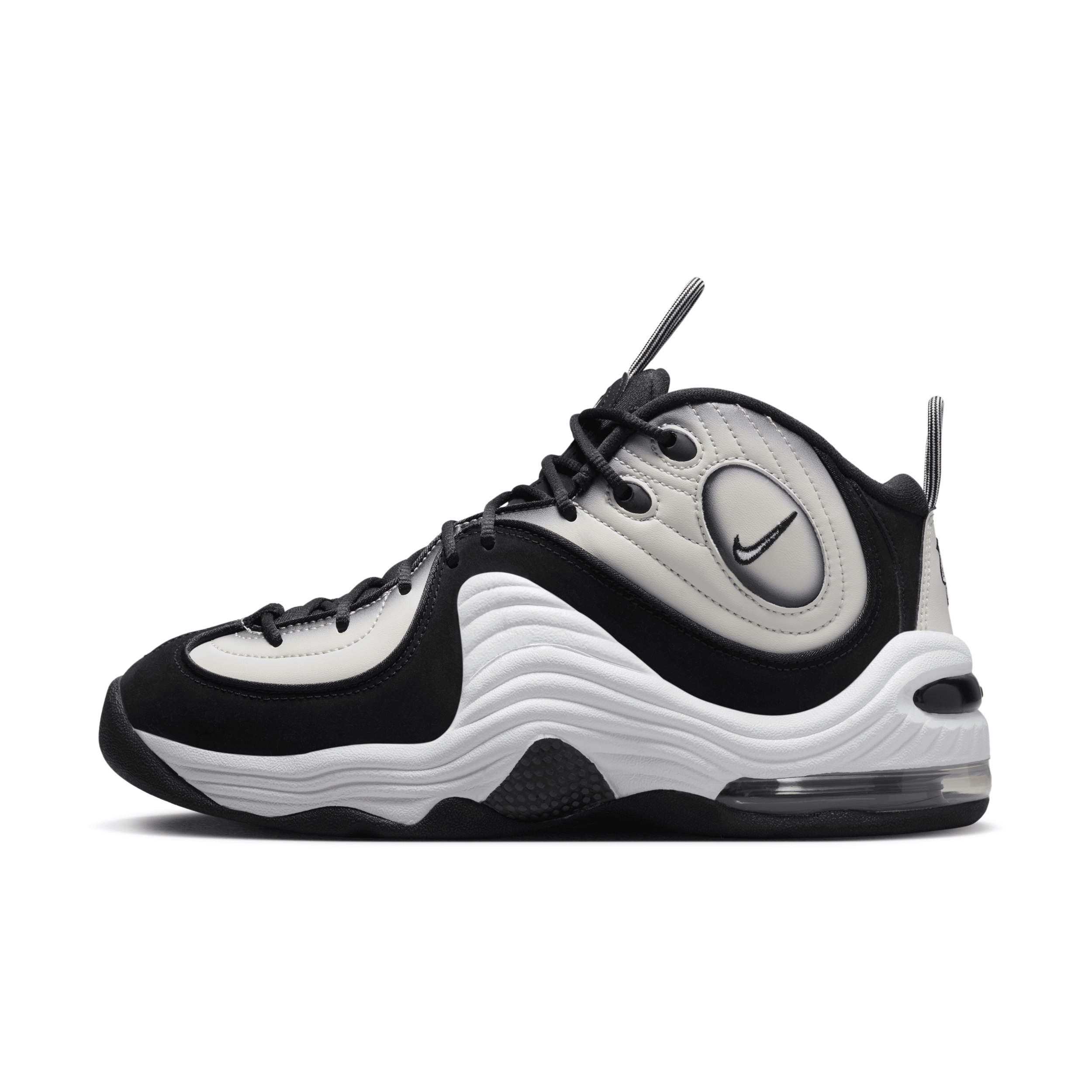 Shop Nike Men's Air Penny 2 Shoes In Grey
