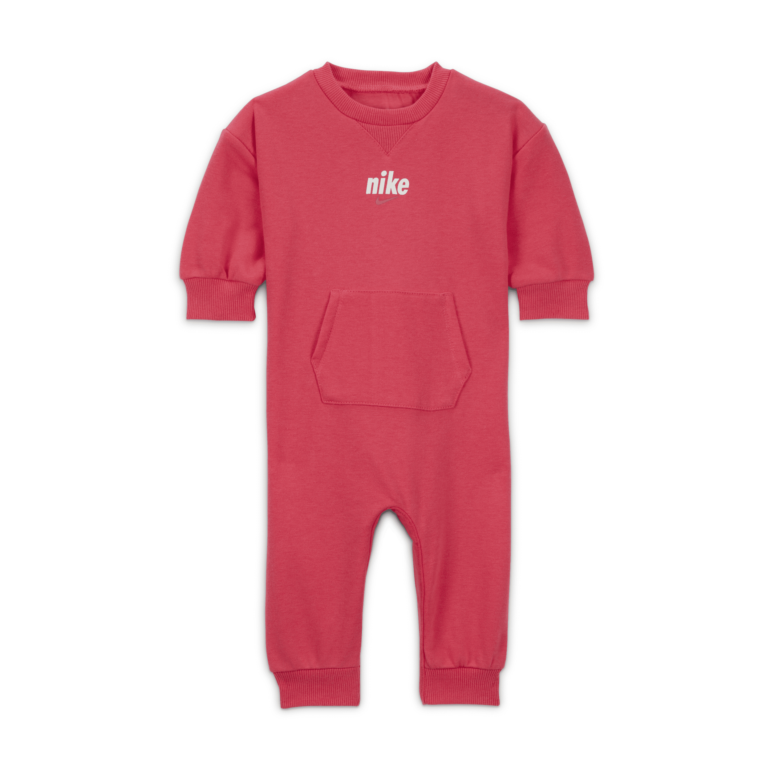Nike Everyone From Day One Baby (0-9m) Crew Coverall In Red