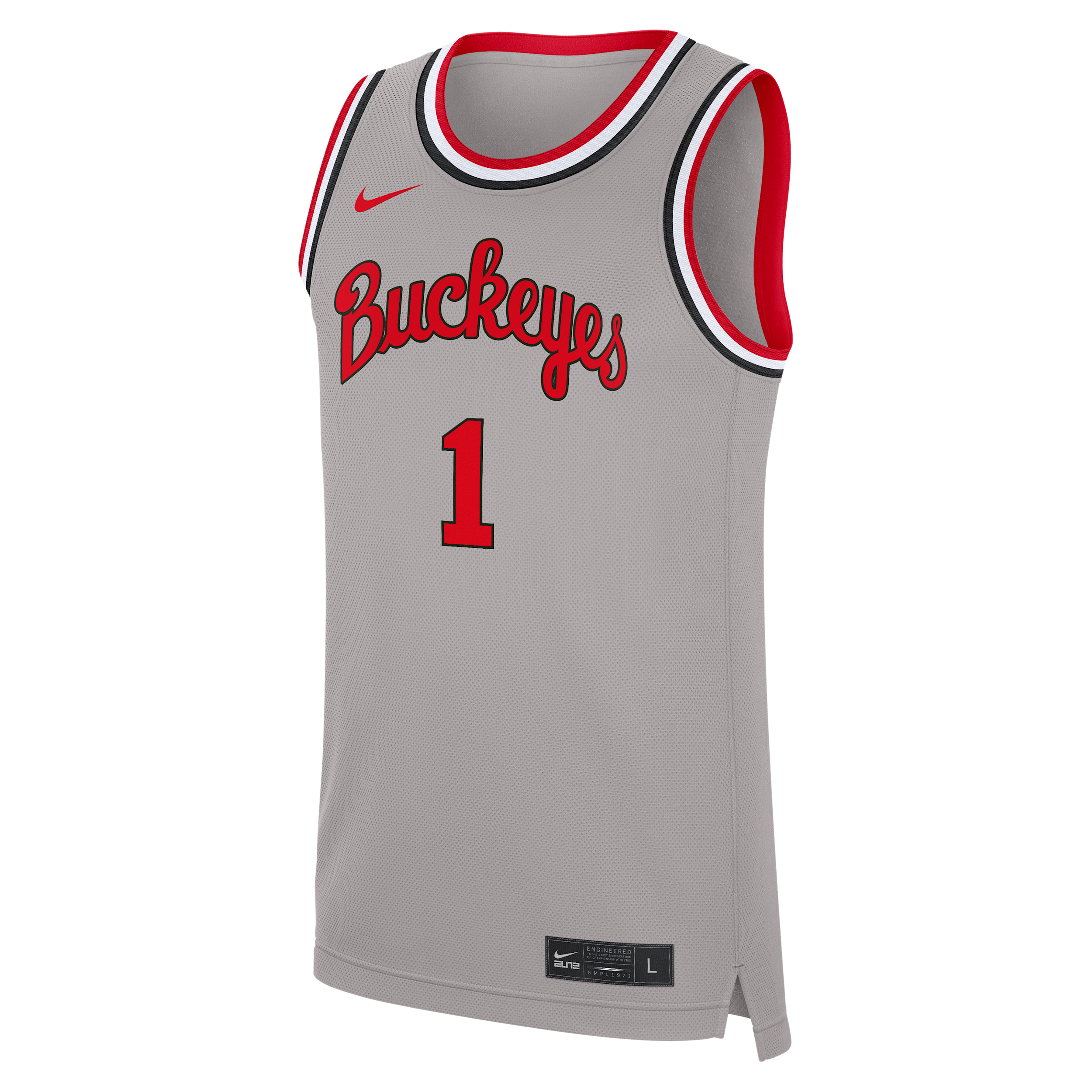 Ohio State Replica Nike Men's College Basketball Jersey in Grey | NCBJ0GETOH-VHA
