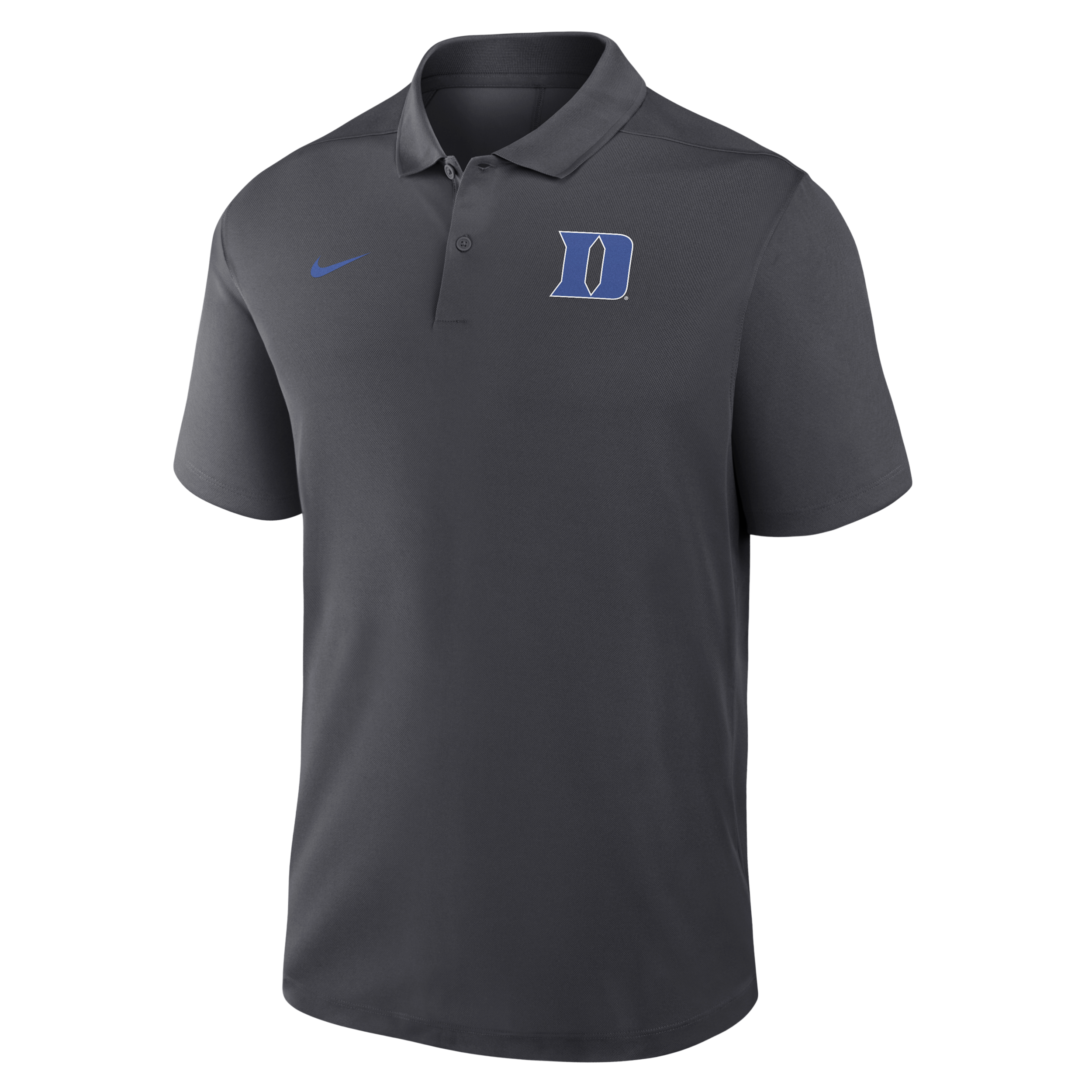 Nike Men's Anthracite Duke Blue Devils Dri-fit Victory Polo Shirt - Anthracite