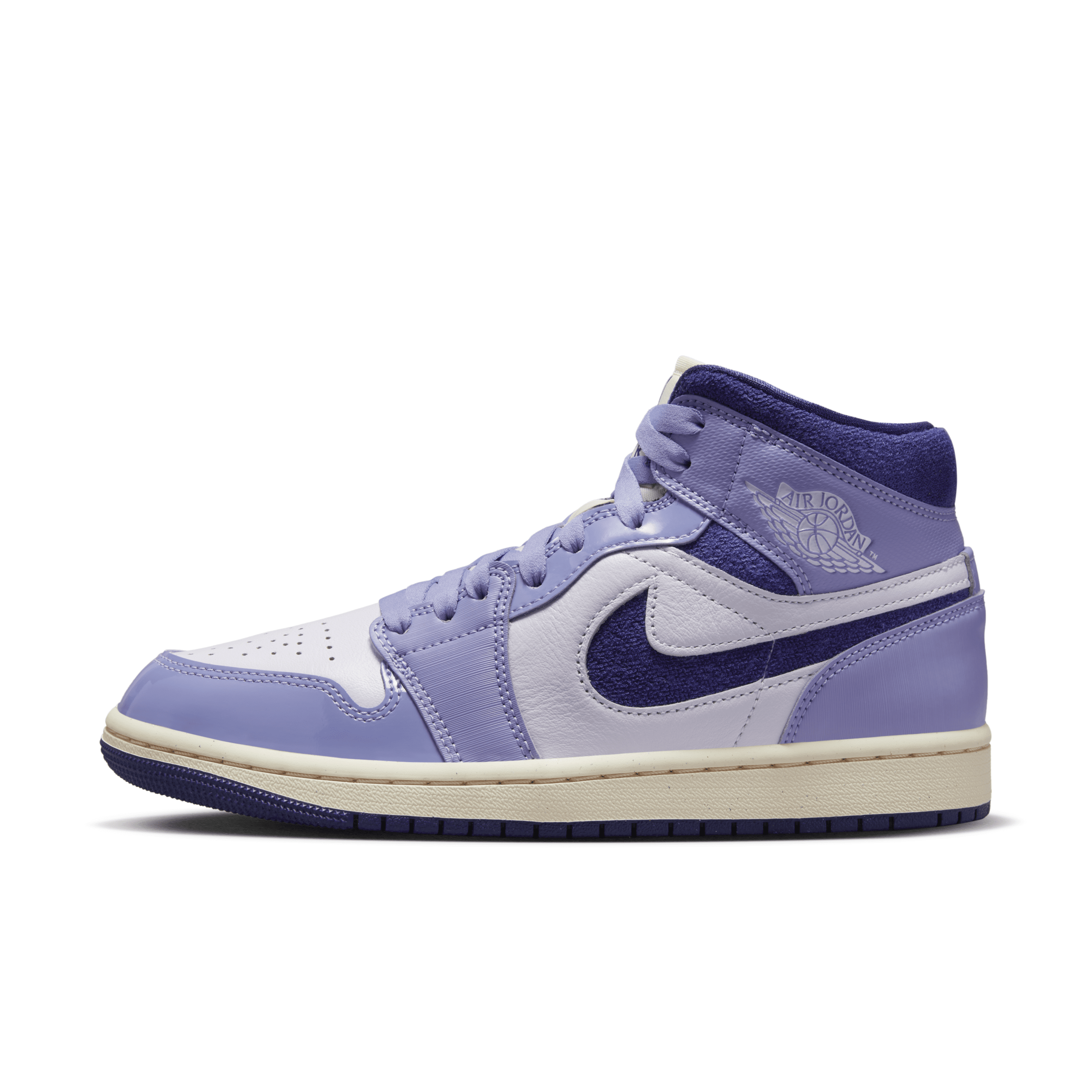 Jordan Women's Air  1 Mid Se Shoes In Purple