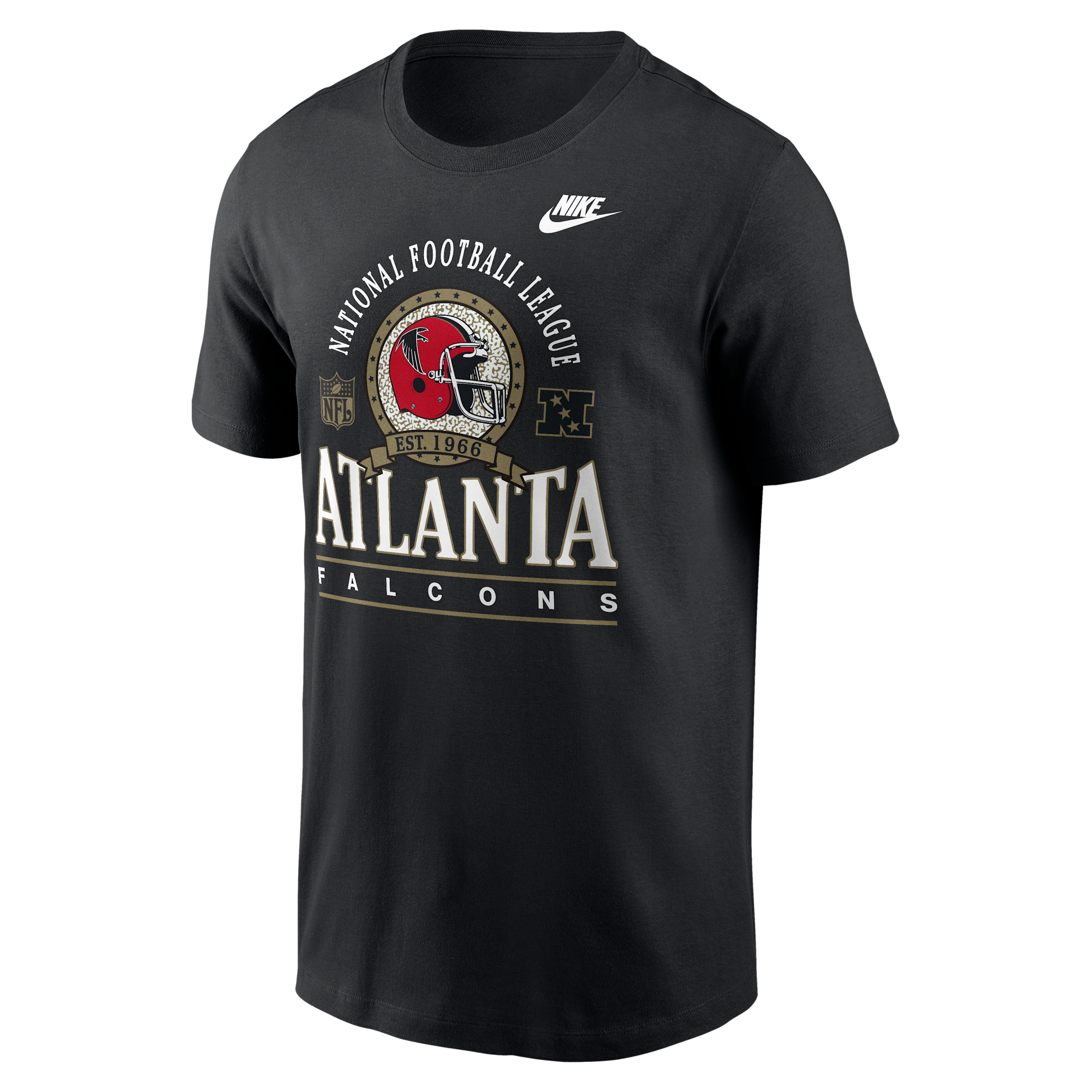 Atlanta Falcons Rewind Essential Nike Men's NFL T-Shirt in Black | N19900A87V-R8L