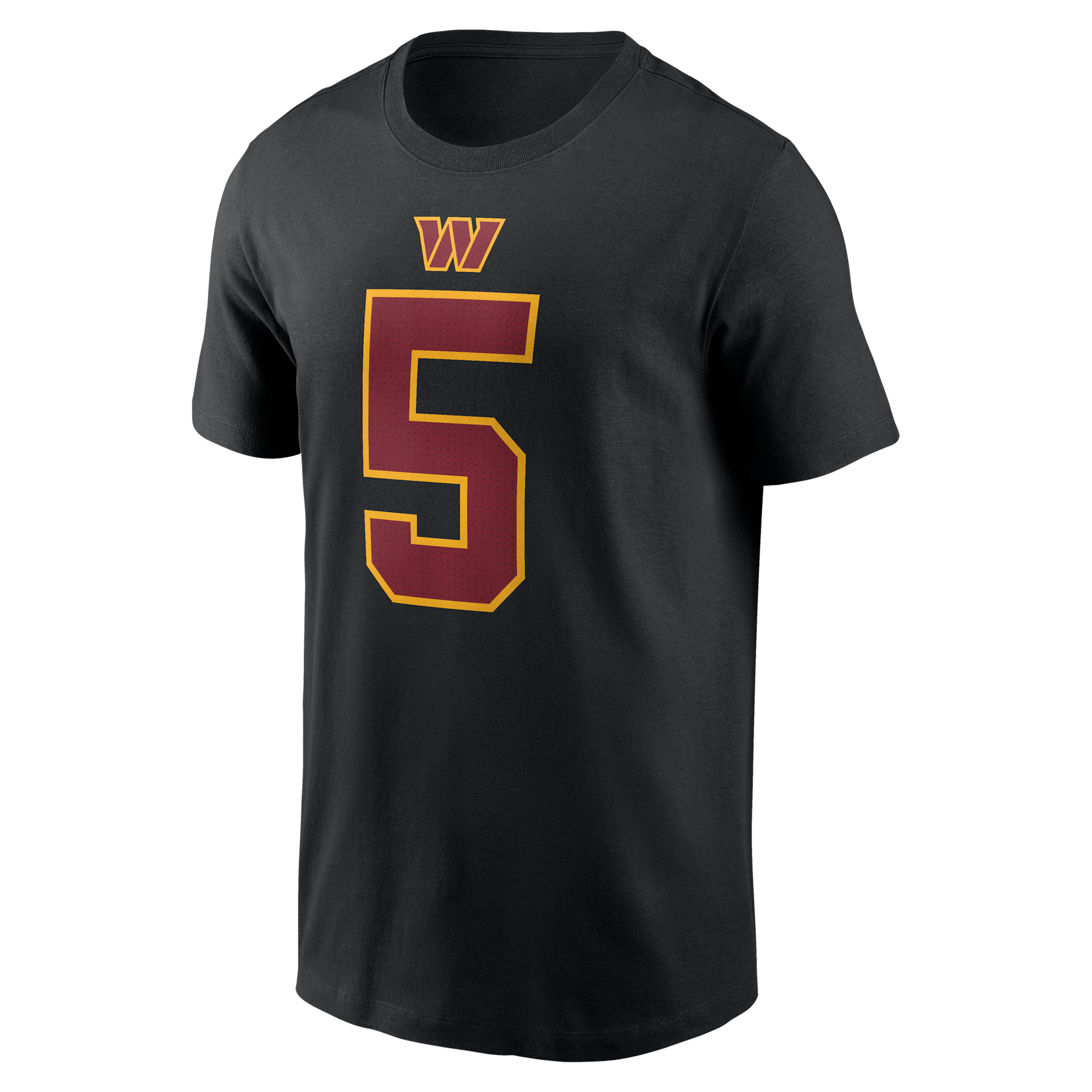 Jayden Daniels Washington Commanders Nike Men's NFL T-Shirt in Black | N19900A9EF-A28