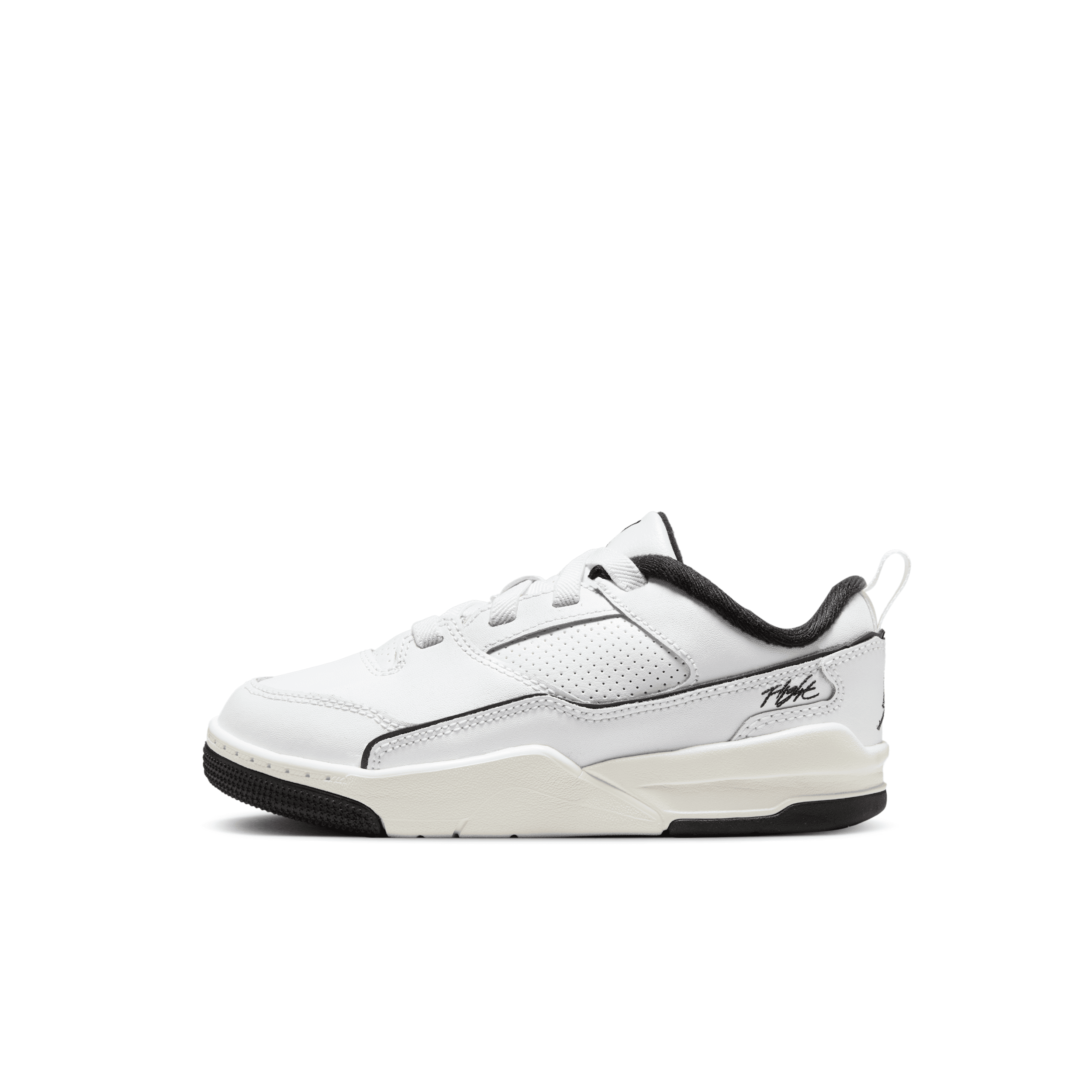 Jordan Flight Court Little Kids' Shoes In White
