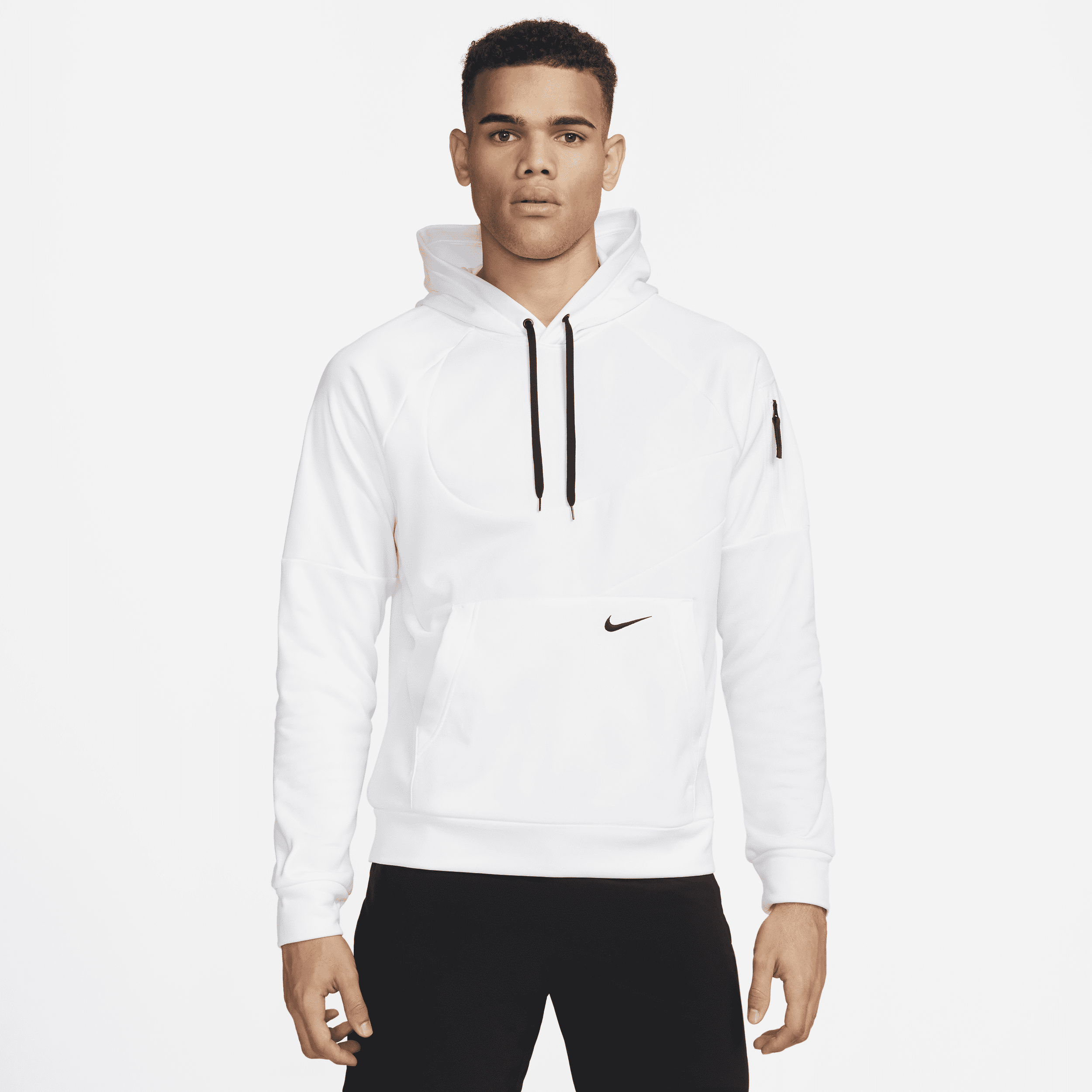 NIKE MEN'S THERMA-FIT PULLOVER FITNESS HOODIE,14105672