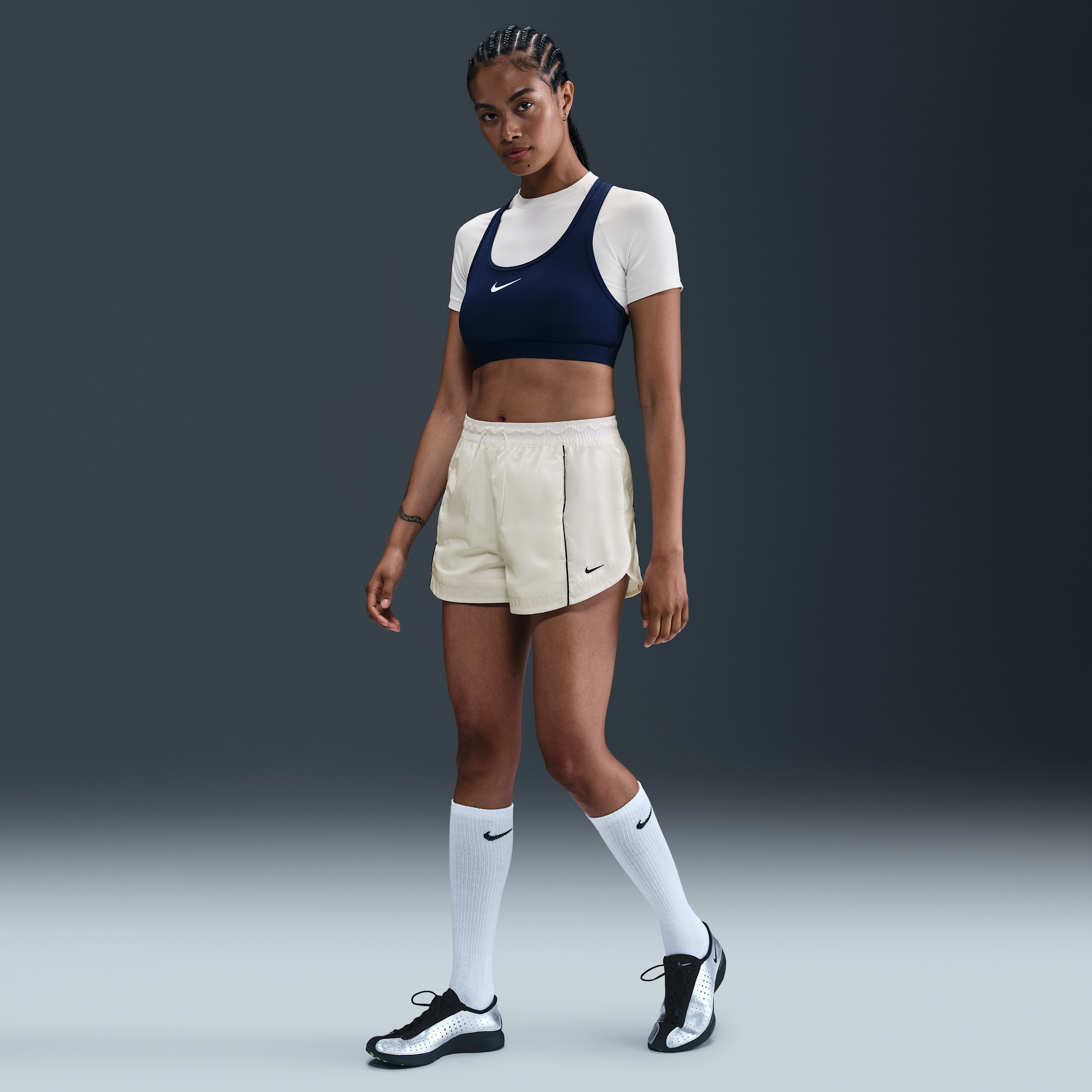 Nike Women's Windrunner Mid-rise 2" Woven Shorts