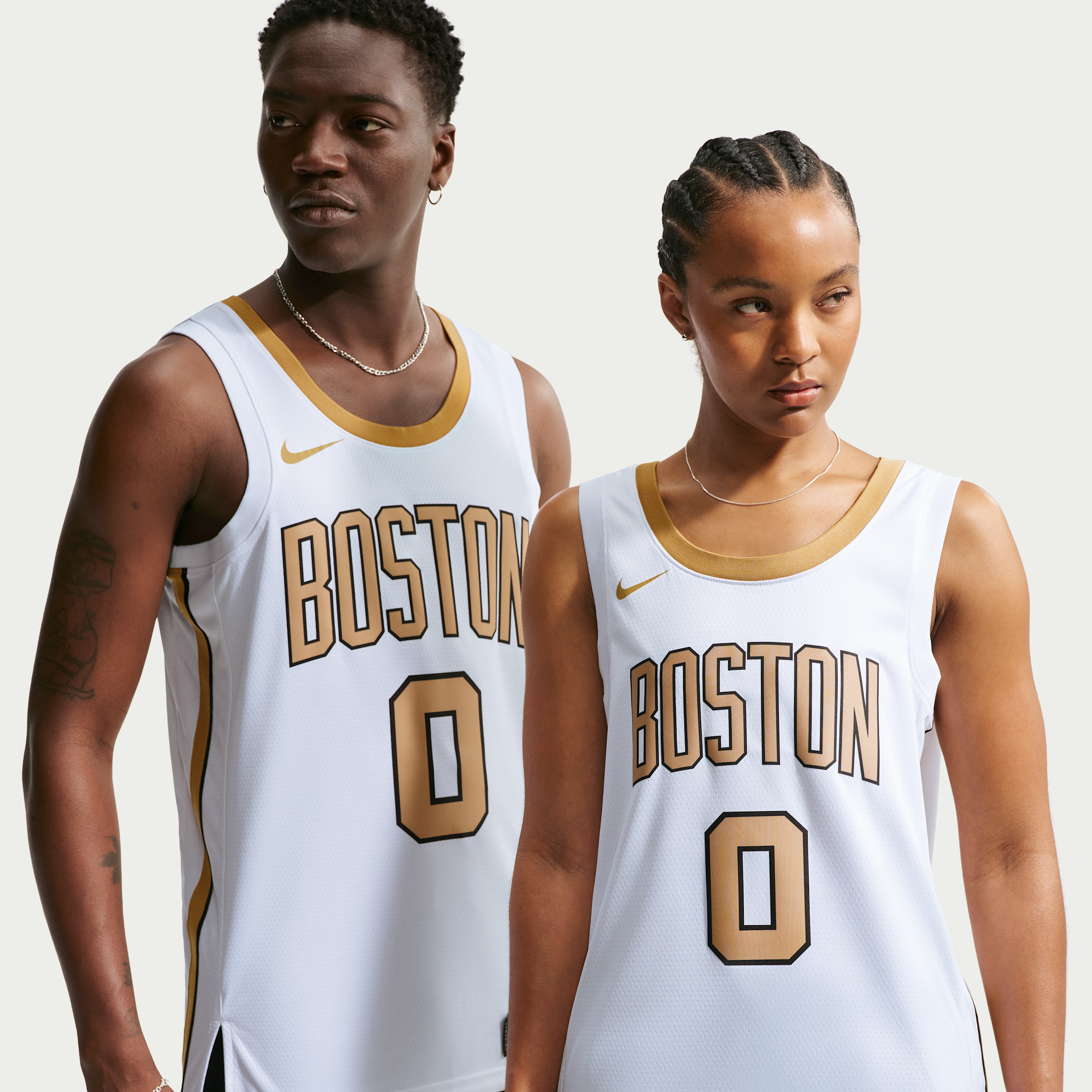 Nike Men's and Women's Jayson Tatum White Boston Celtics 2025/26 City Edition Swingman Jersey - White