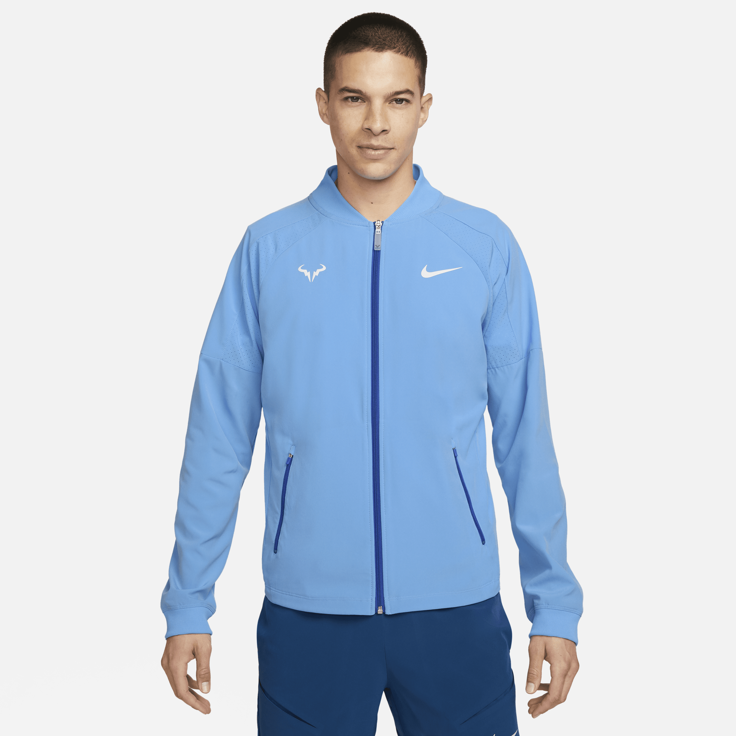 Nike Men's Dri-fit Rafa Tennis Jacket In Blue