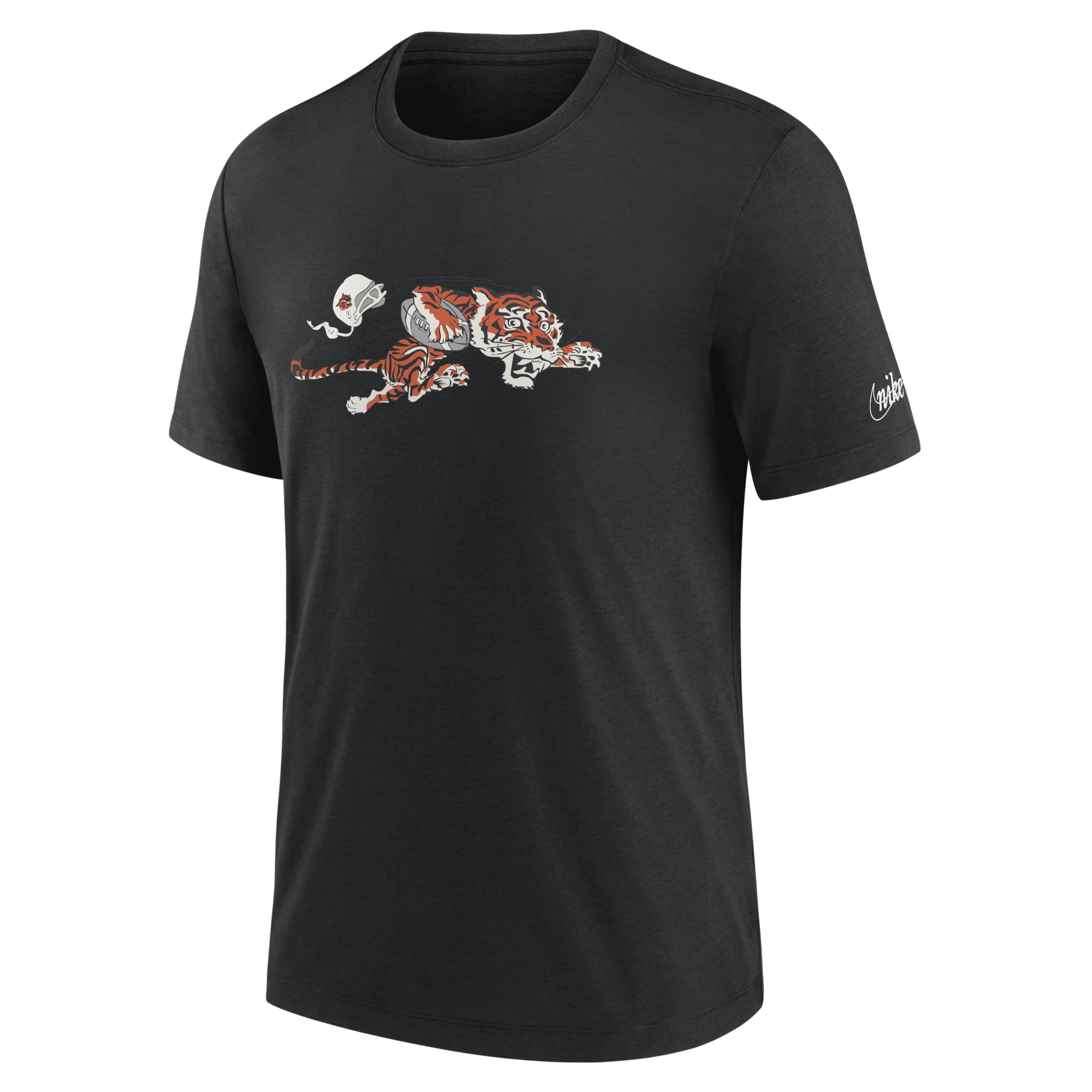 Nike Cincinnati Bengals Rewind Logo  Men's Nfl T-shirt In Black