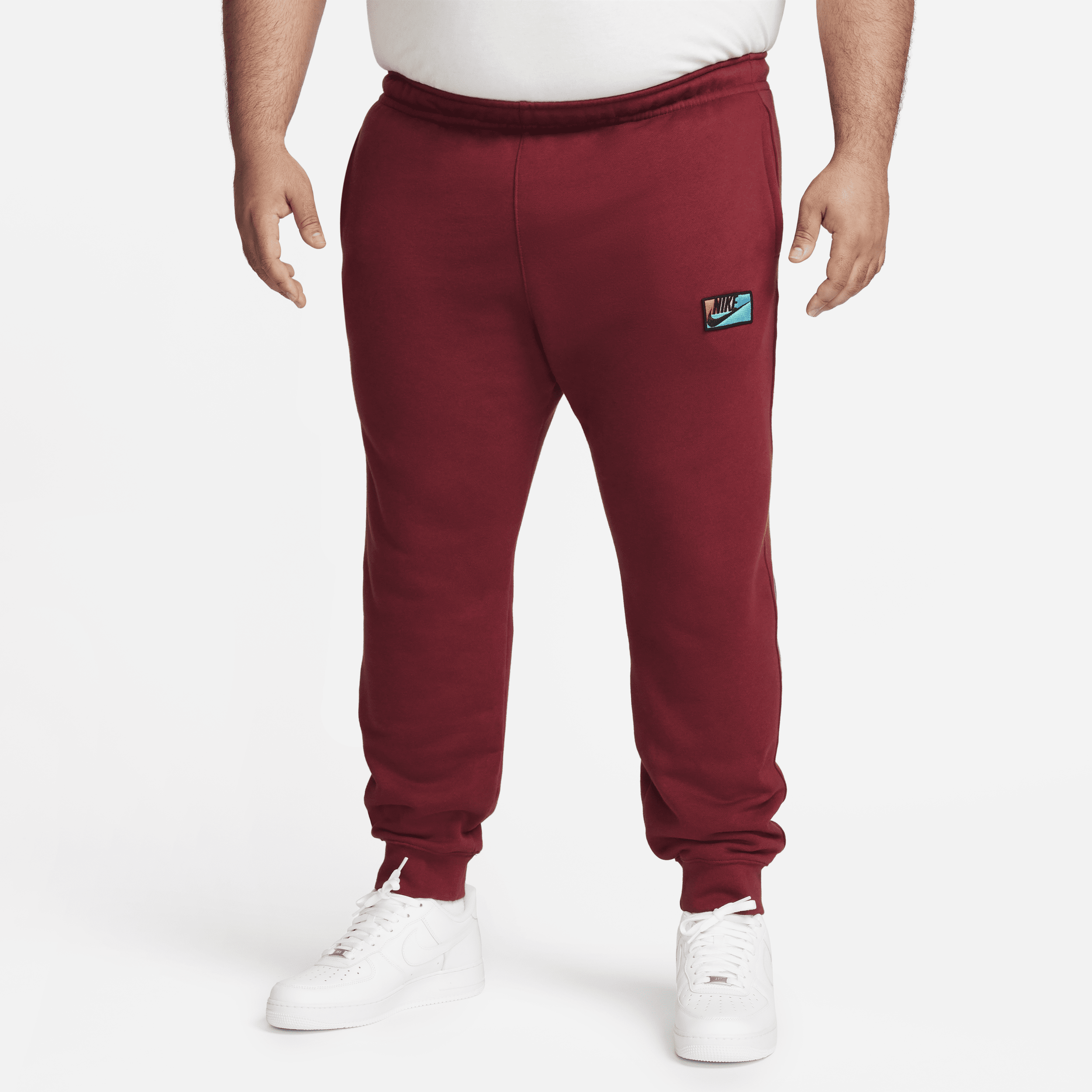Nike Men's Club Fleece Fleece Pants In Red