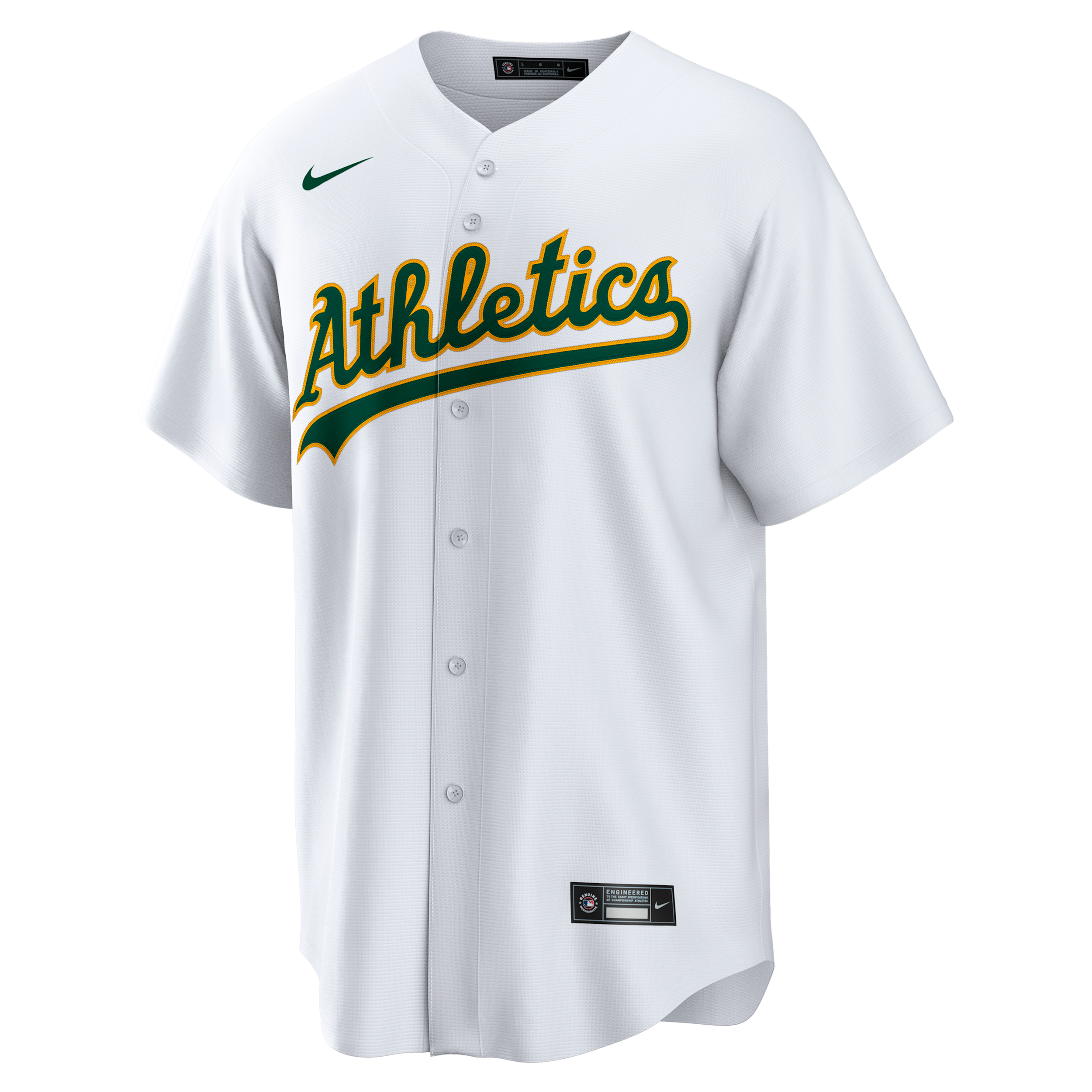 Nick Kurtz Athletics Nike Men's MLB Replica Jersey in White | T770FZWHFZ7-VBE