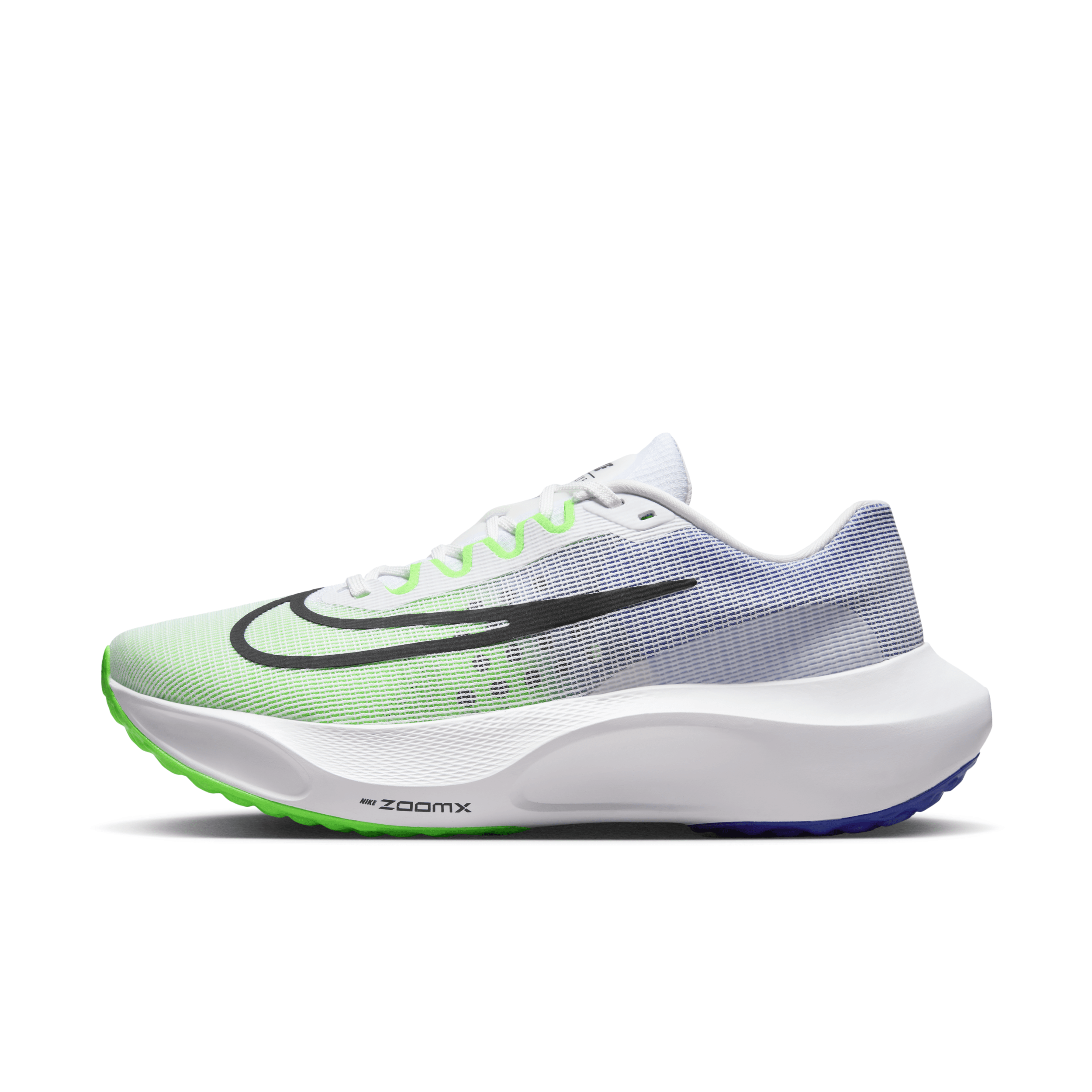 Nike 耐克男鞋zoom Fly 5缓震透气运动训练竞速碳板跑步鞋dm8968-101 In White
