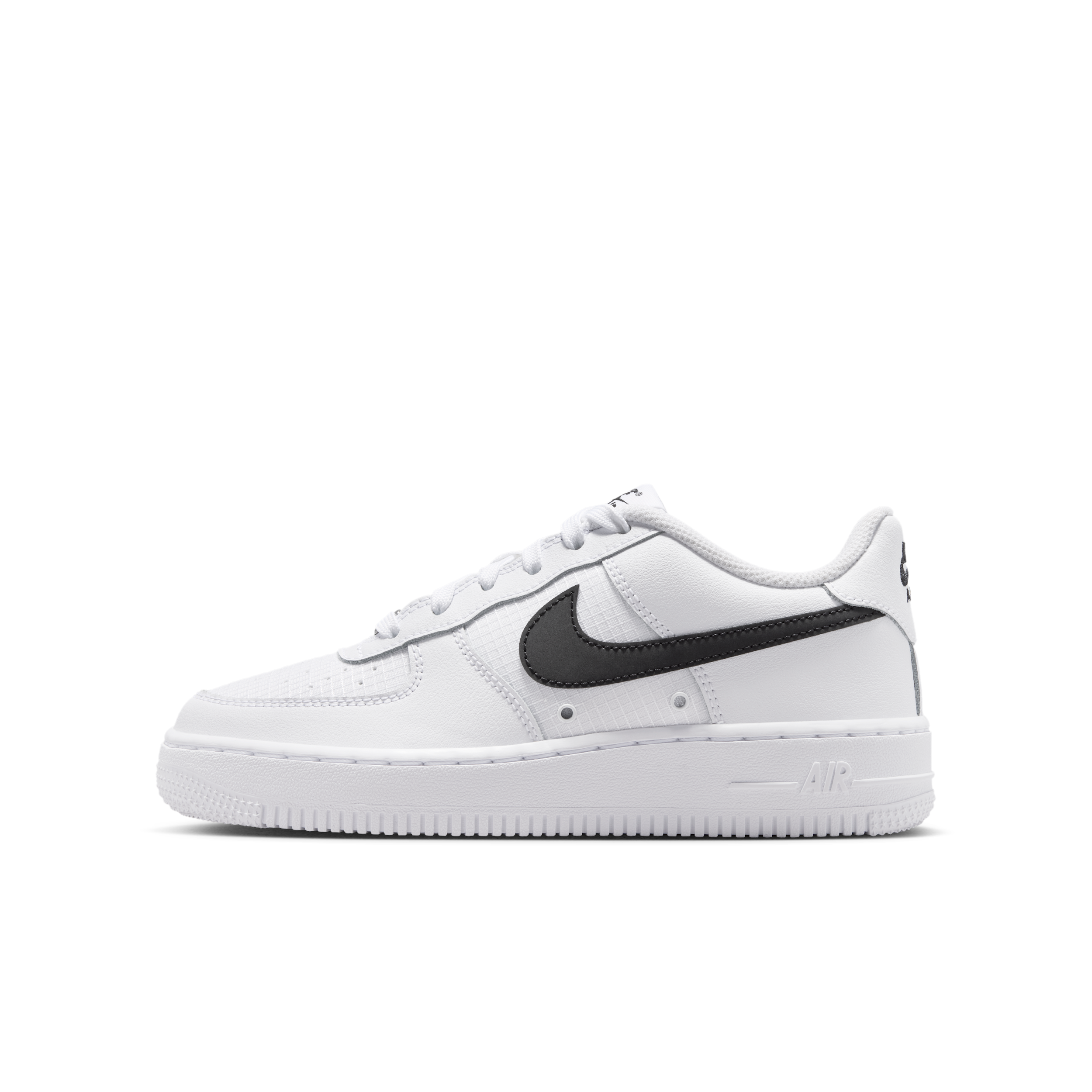 Nike Air Force 1 Tech Big Kids' Shoes in White | IR3992-100