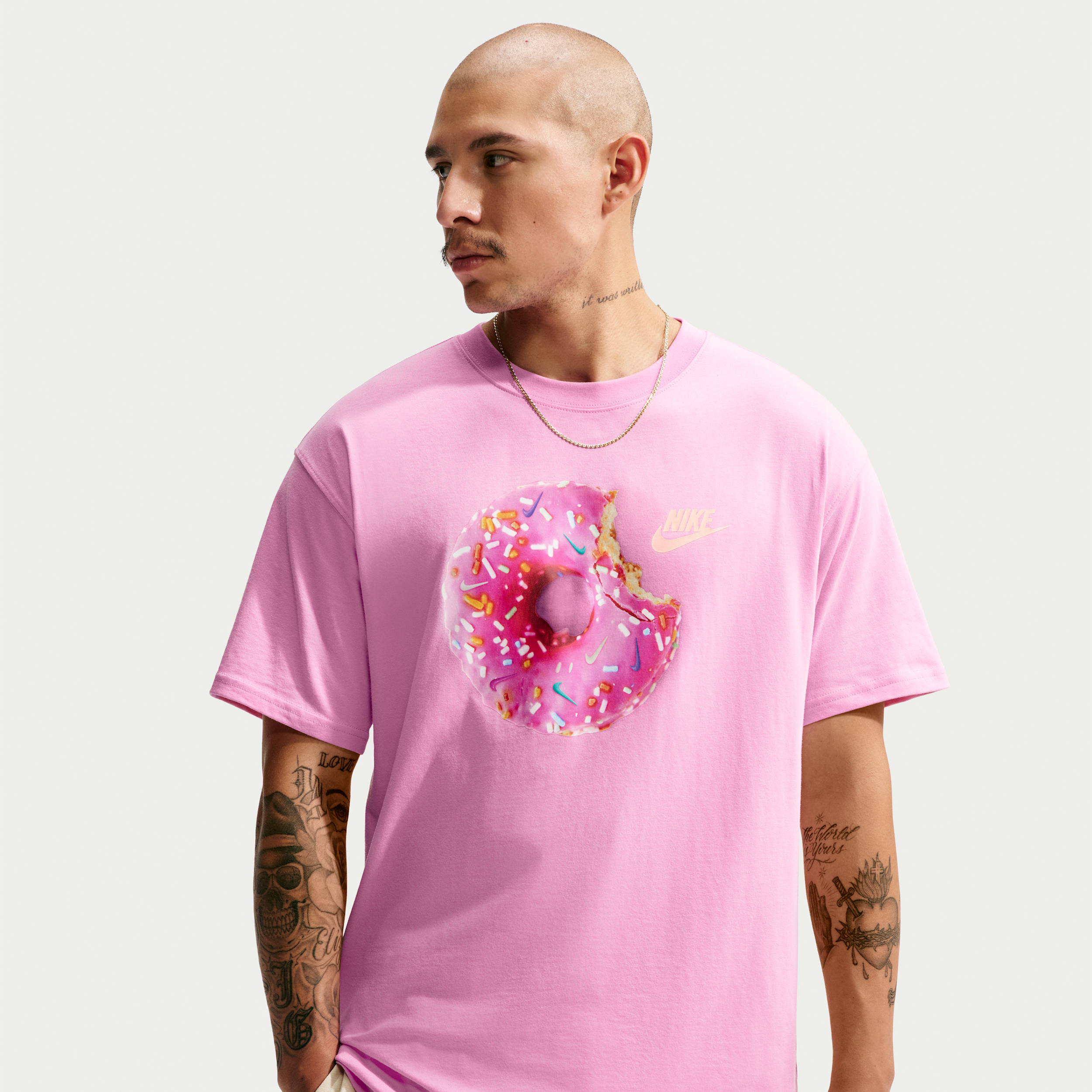 Men's Nike Sportswear "Donut" T-Shirt in Pink | IV4859-621
