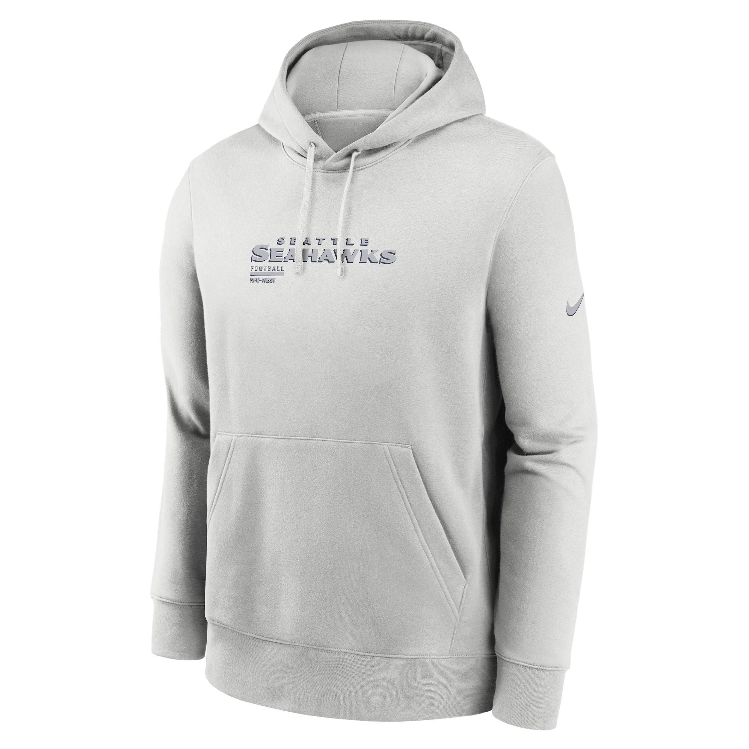 Nike Seattle Seahawks Slot Receiver Club  Men's Nfl Pullover Hoodie In Gray