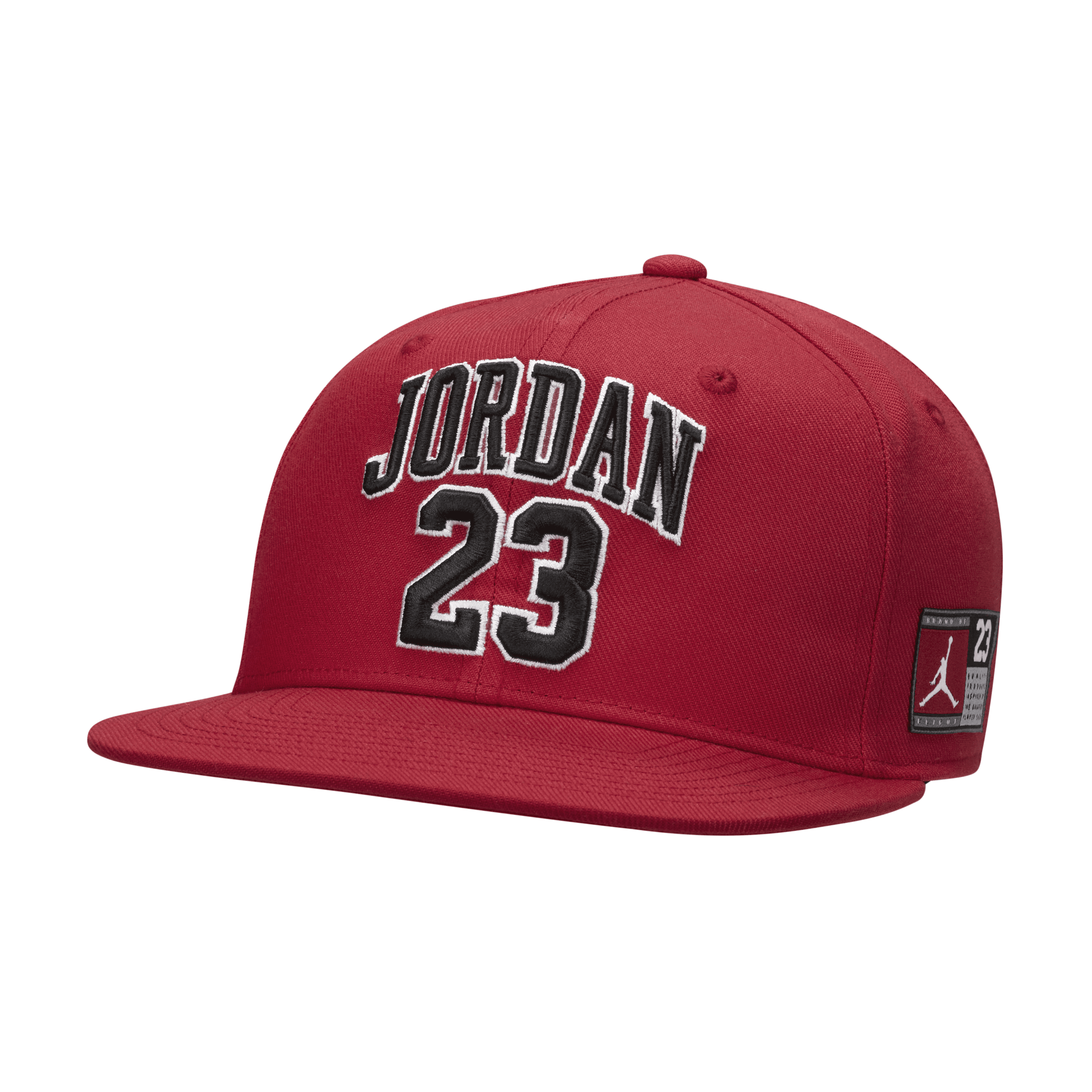 Jordan Jersey Flat Brim Cap Big Kids' Hat In Red