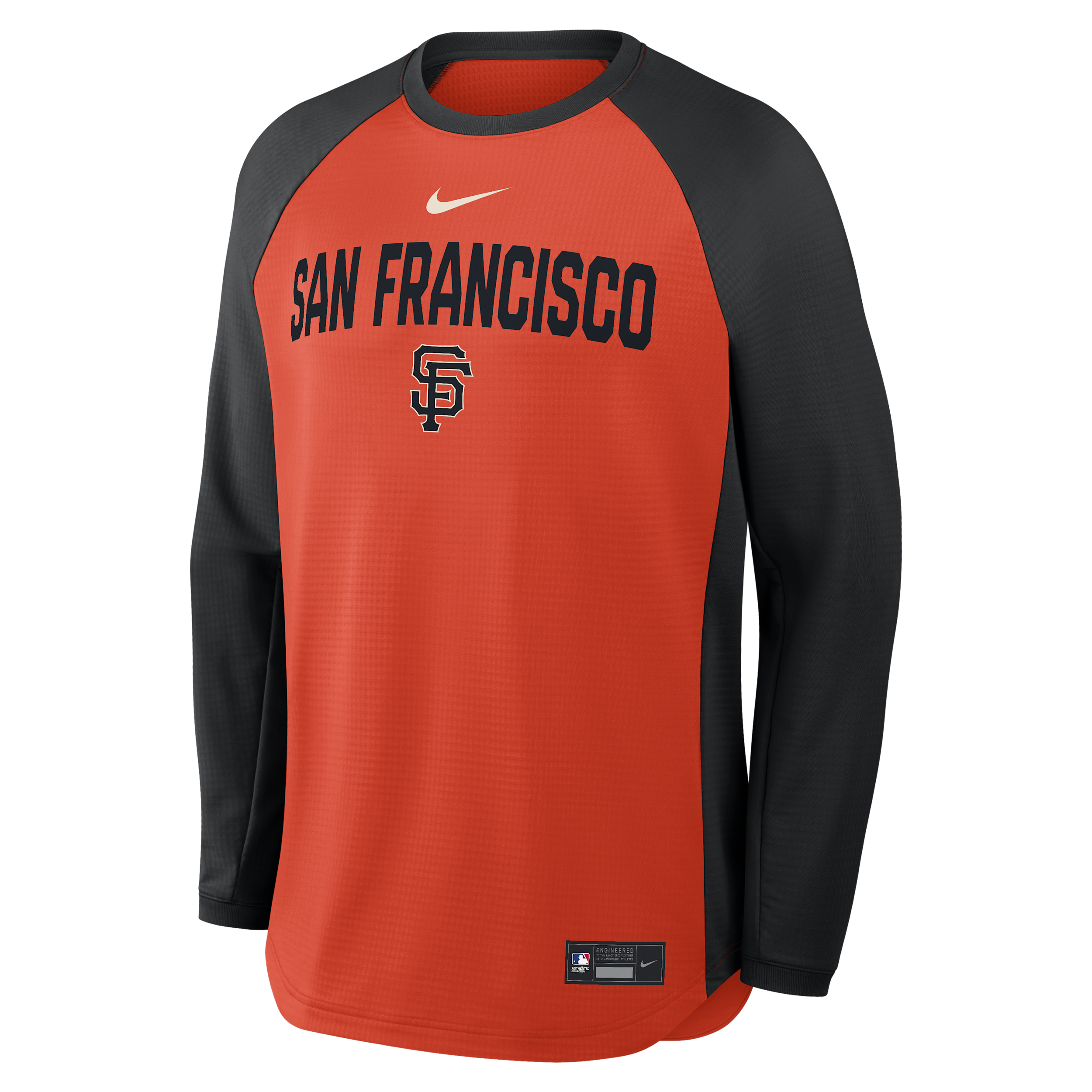 San Francisco Giants Authentic Collection Nike Men's Dri-FIT Pullover Crew in Orange | 04H2035NGIA-7PG