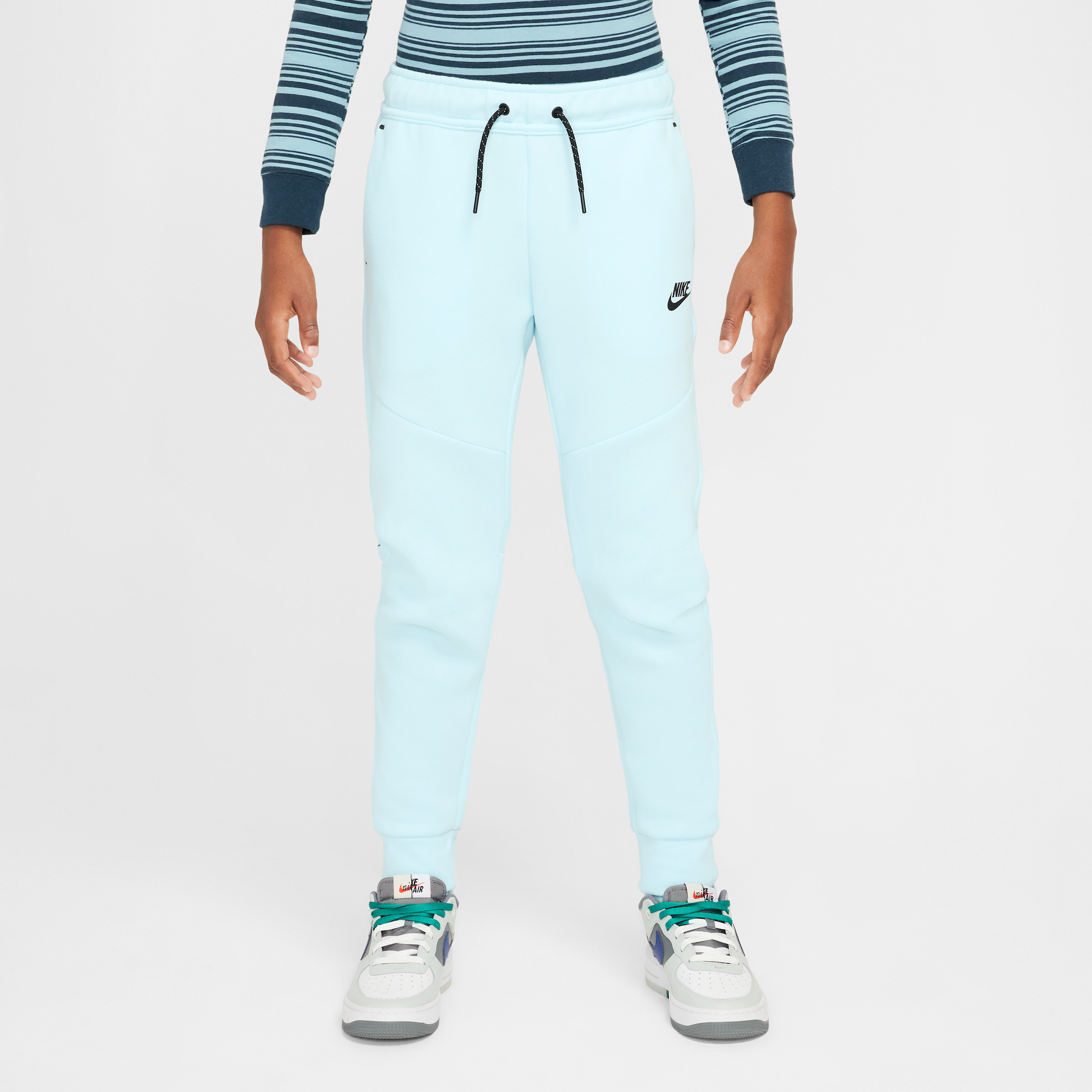 Nike Sportswear Tech Fleece Big Kids' Jogger Pants In Blue