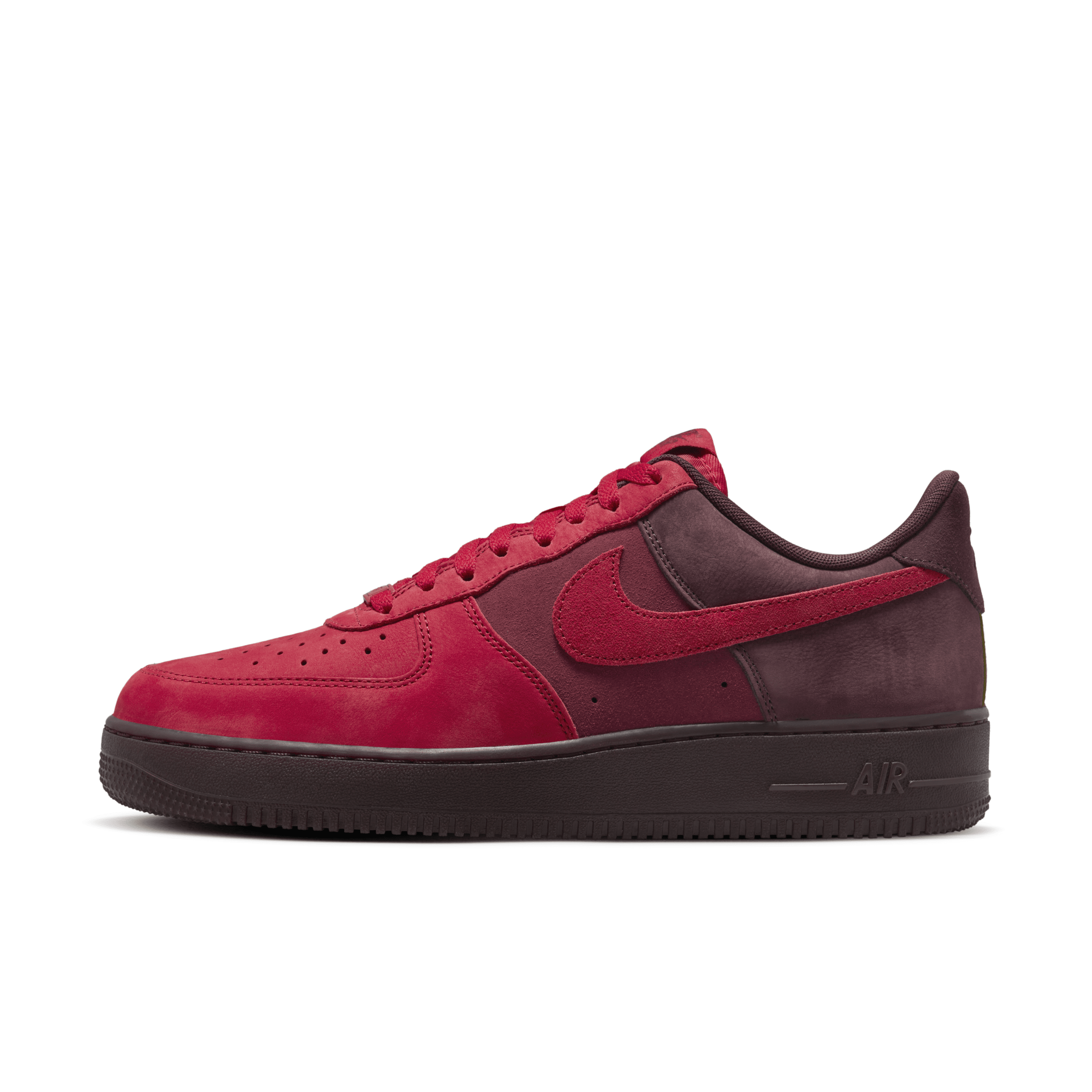 Shop Nike Men's Air Force 1 '07 Shoes In Red